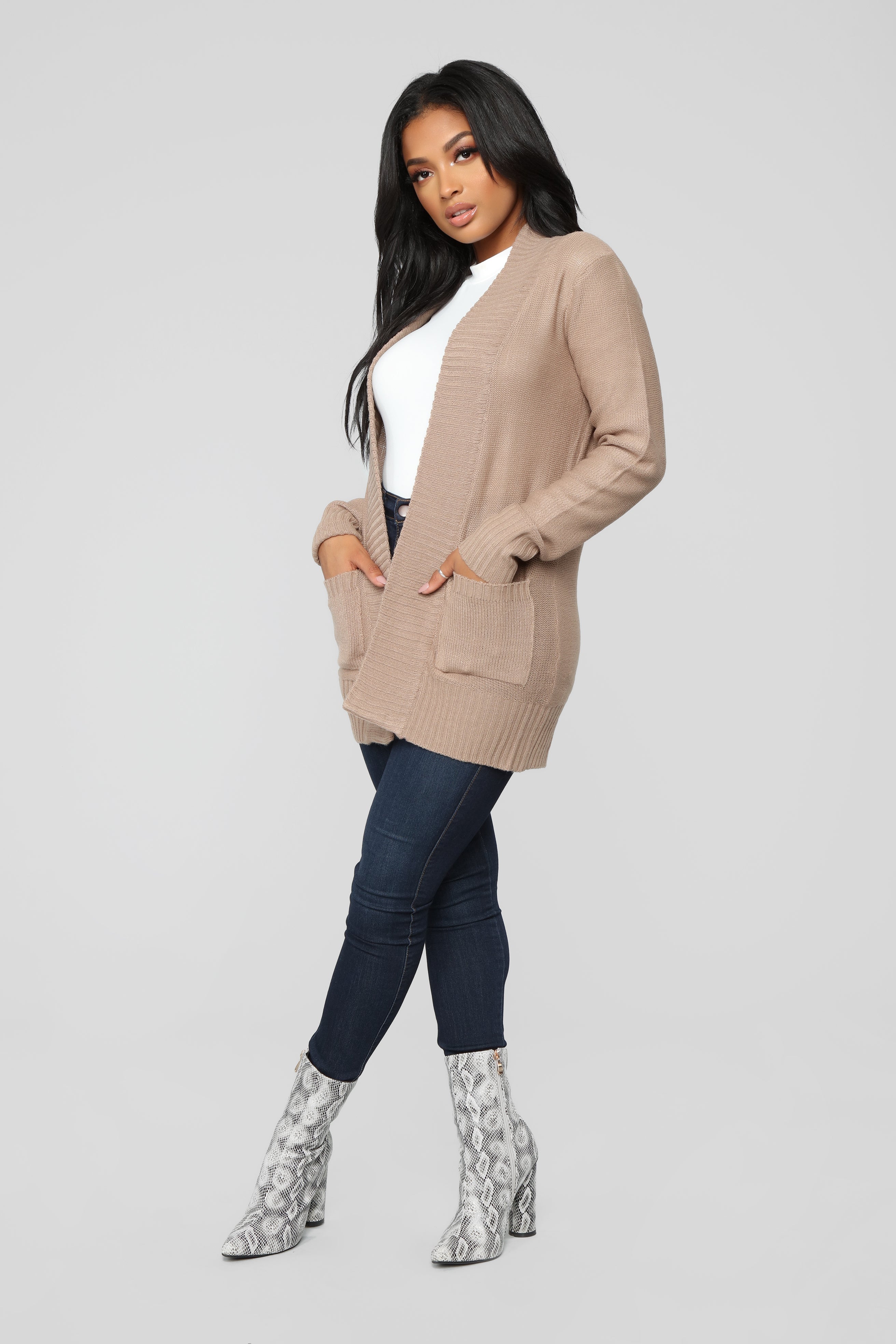 Moments After Cardigan - Khaki image 7