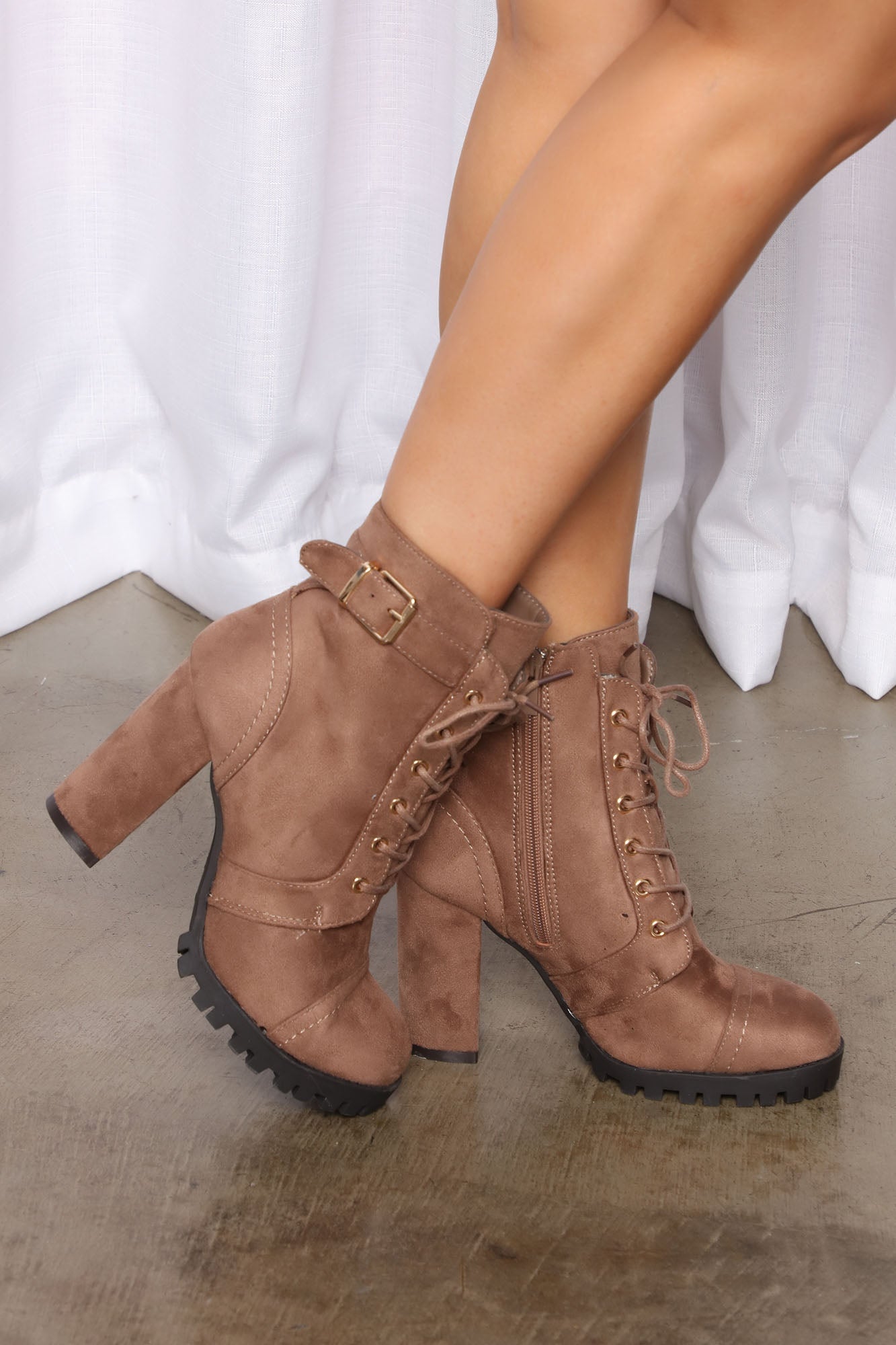 Locked In Booties - Taupe image 3