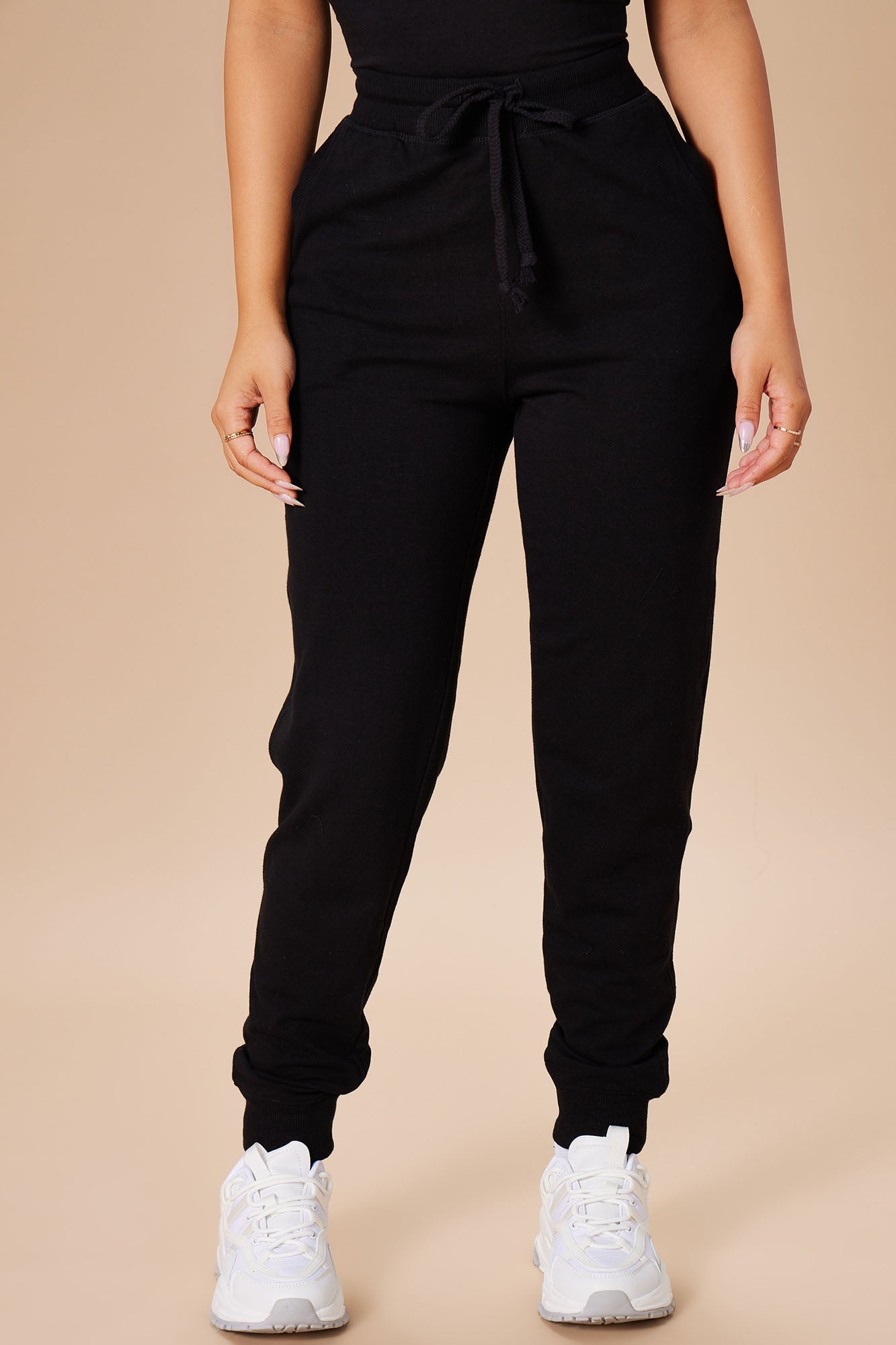 Latest And Greatest French Terry Jogger - Black image 7