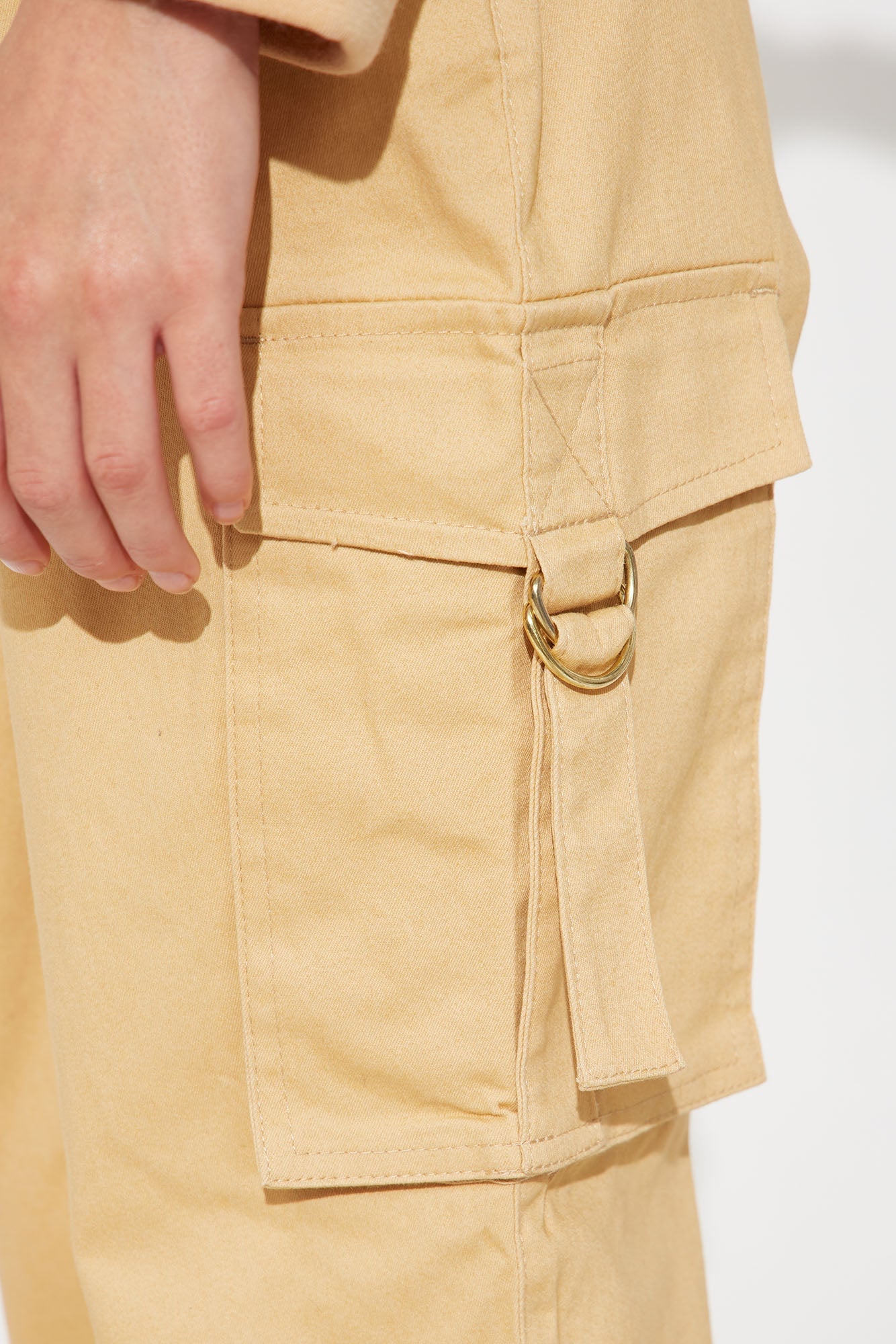 Mini Call Me Beep Me Cargo Jogger Pant - Khaki image 3