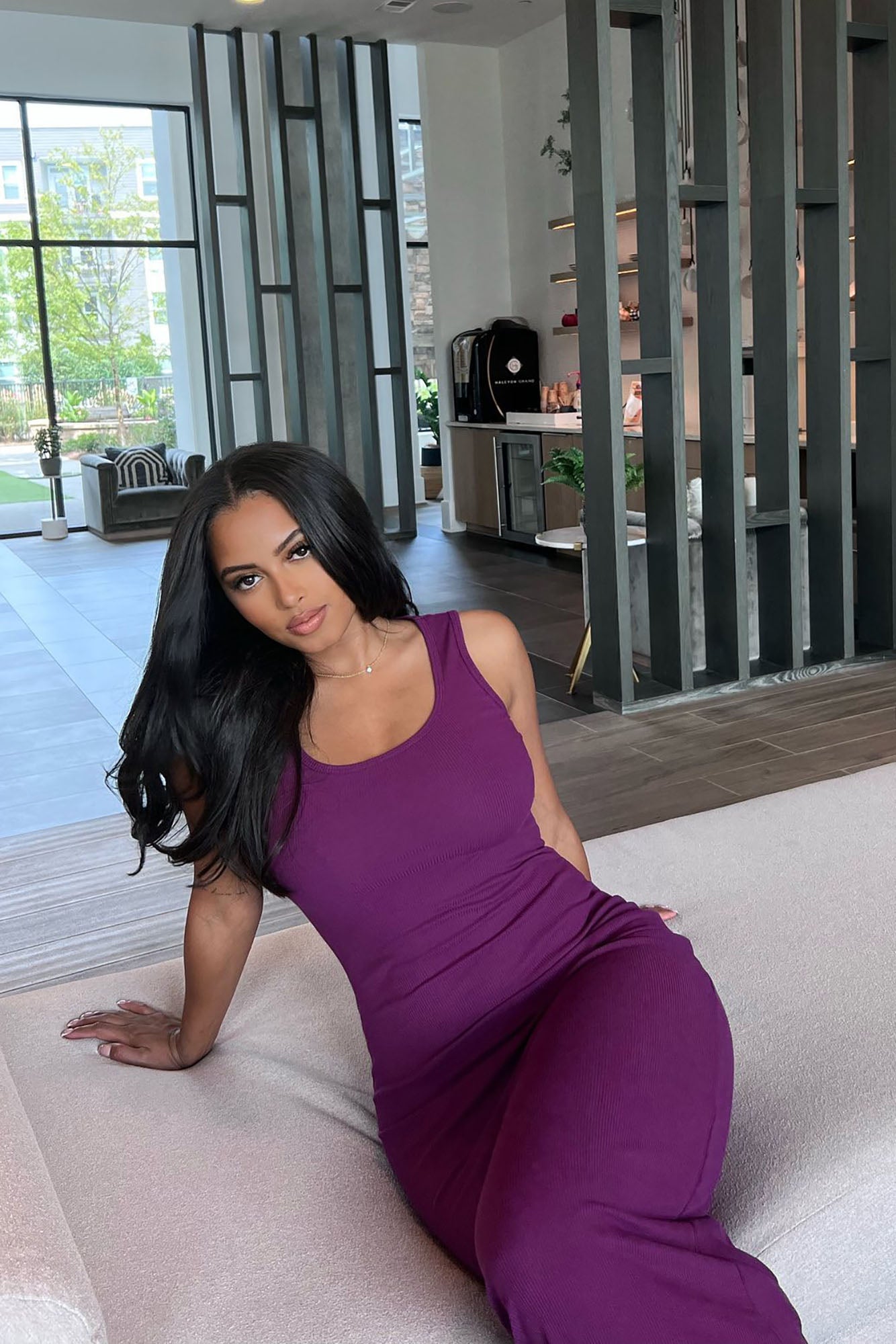 Mulberry Street Maxi Dress - Eggplant image 6