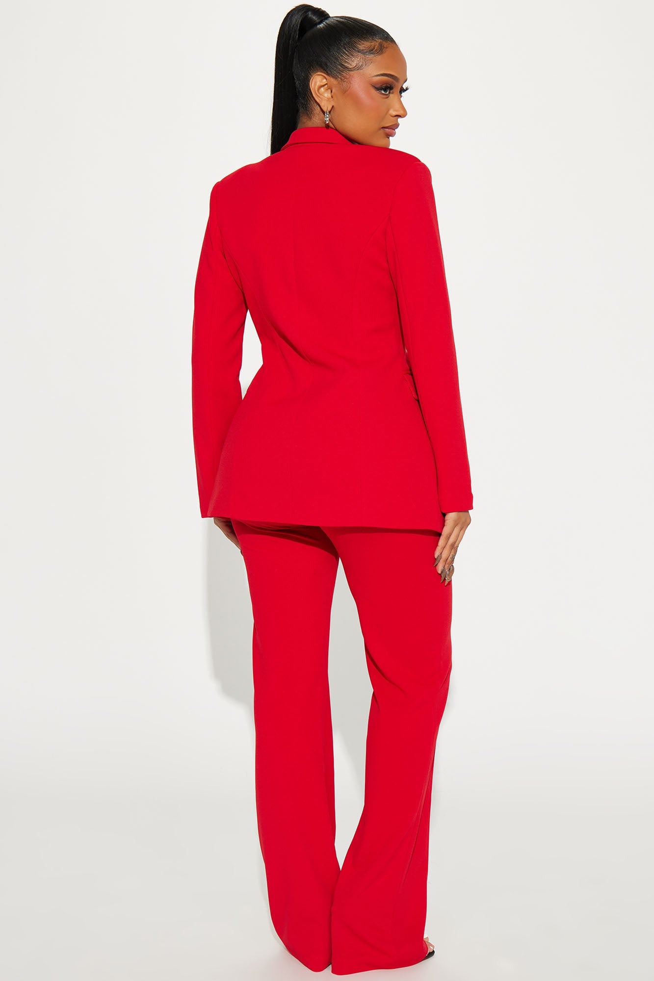Dreamy Moments Blazer Set - Red image 7