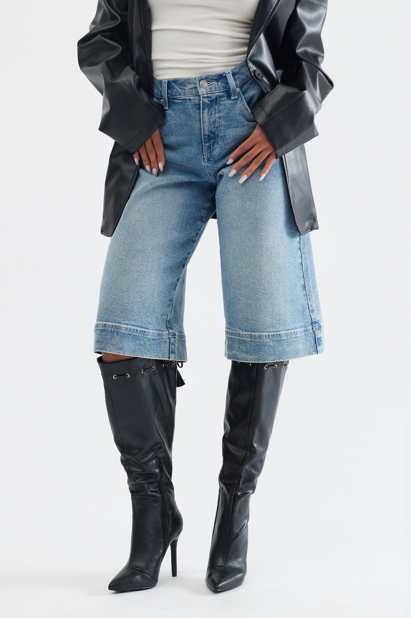 Alton Tassel Stiletto Boots - Black image 3