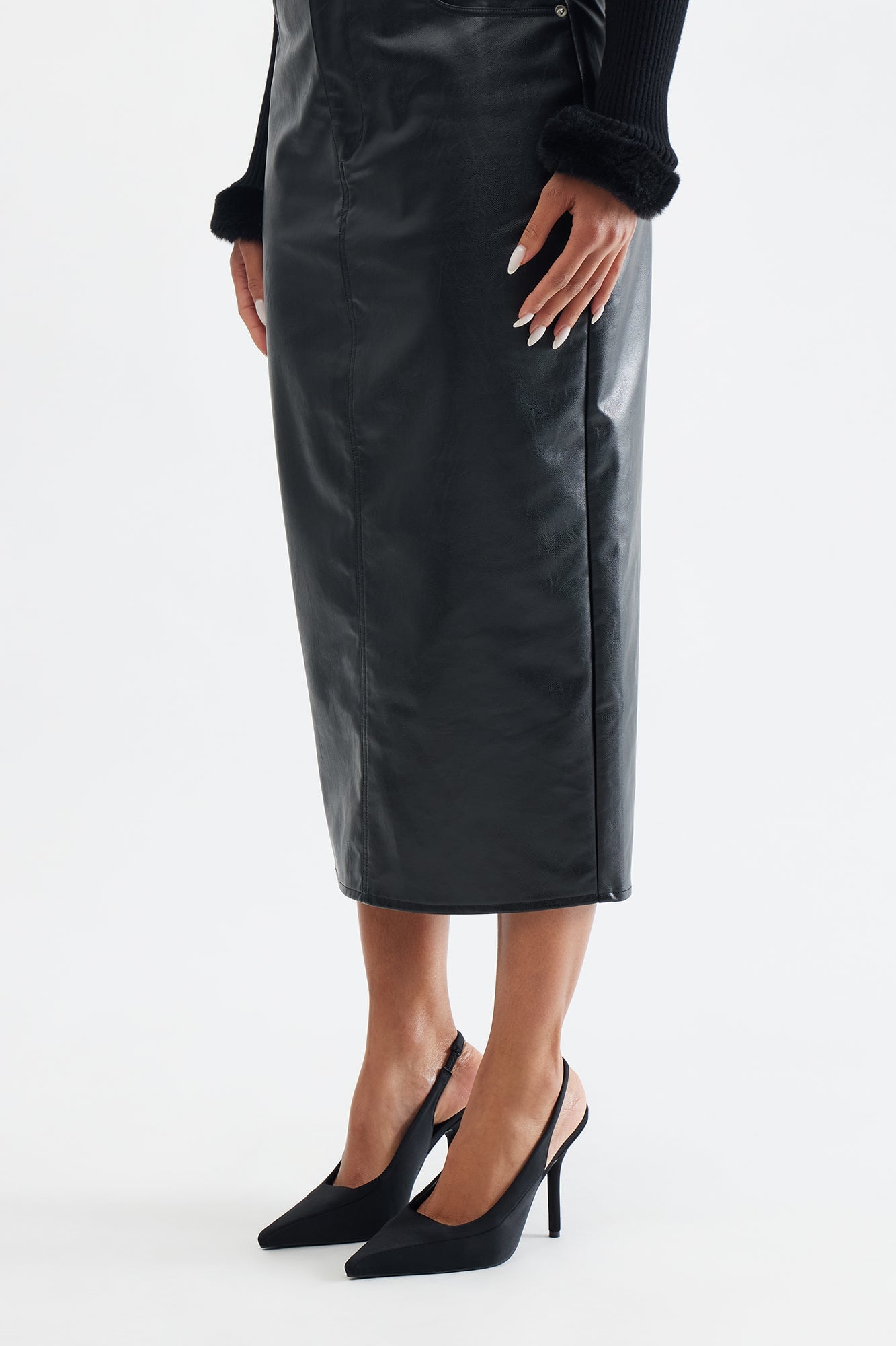 Davian Slingback Pumps - Black image 4