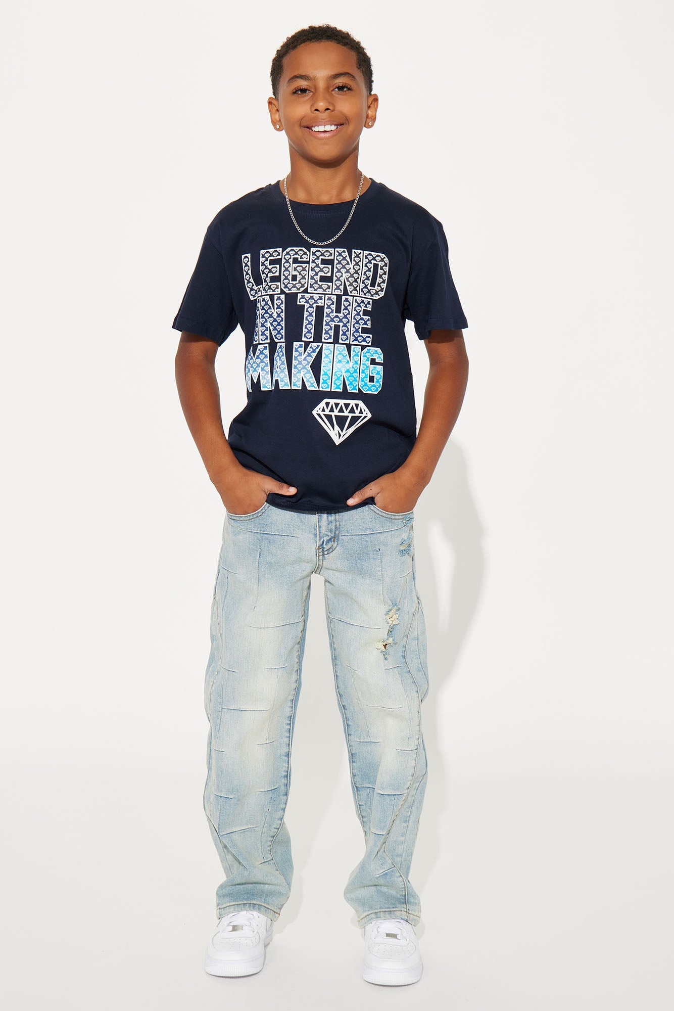 Mini Legend In The Making T-Shirt - Navy image 2