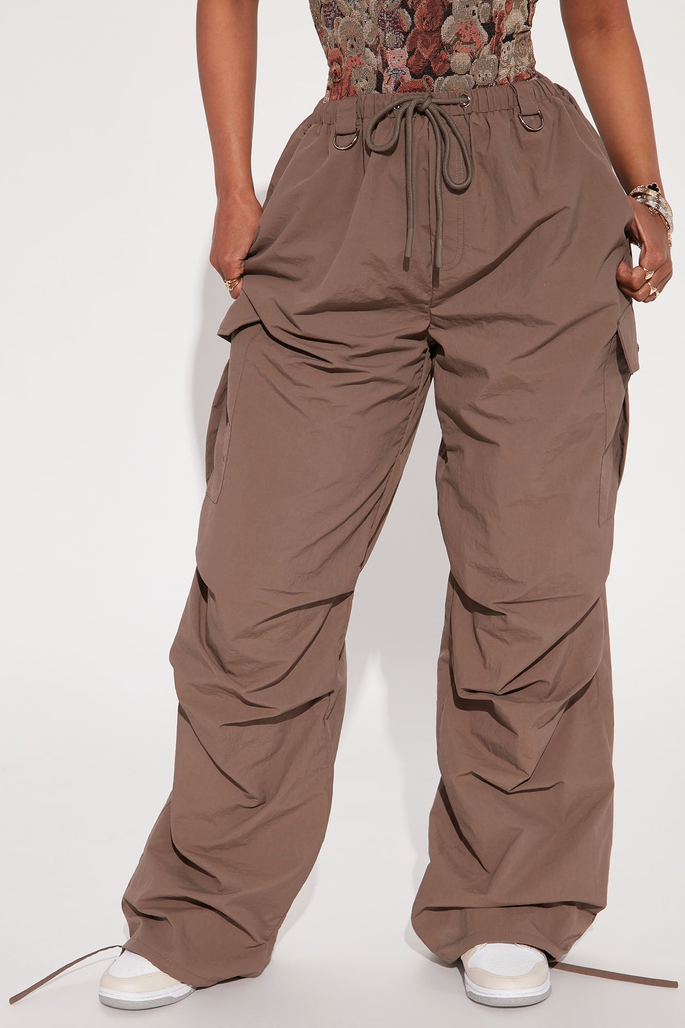 Girl Crush Parachute Pant - Brown image 5