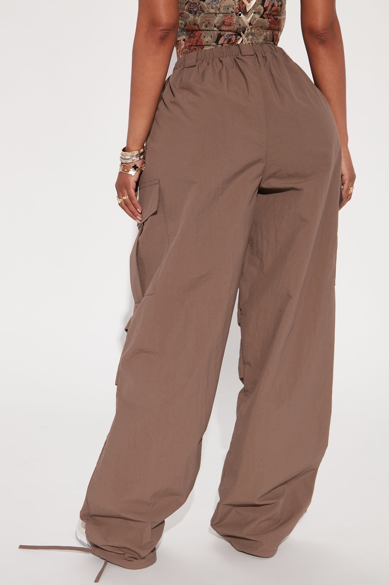 Girl Crush Parachute Pant - Brown image 7