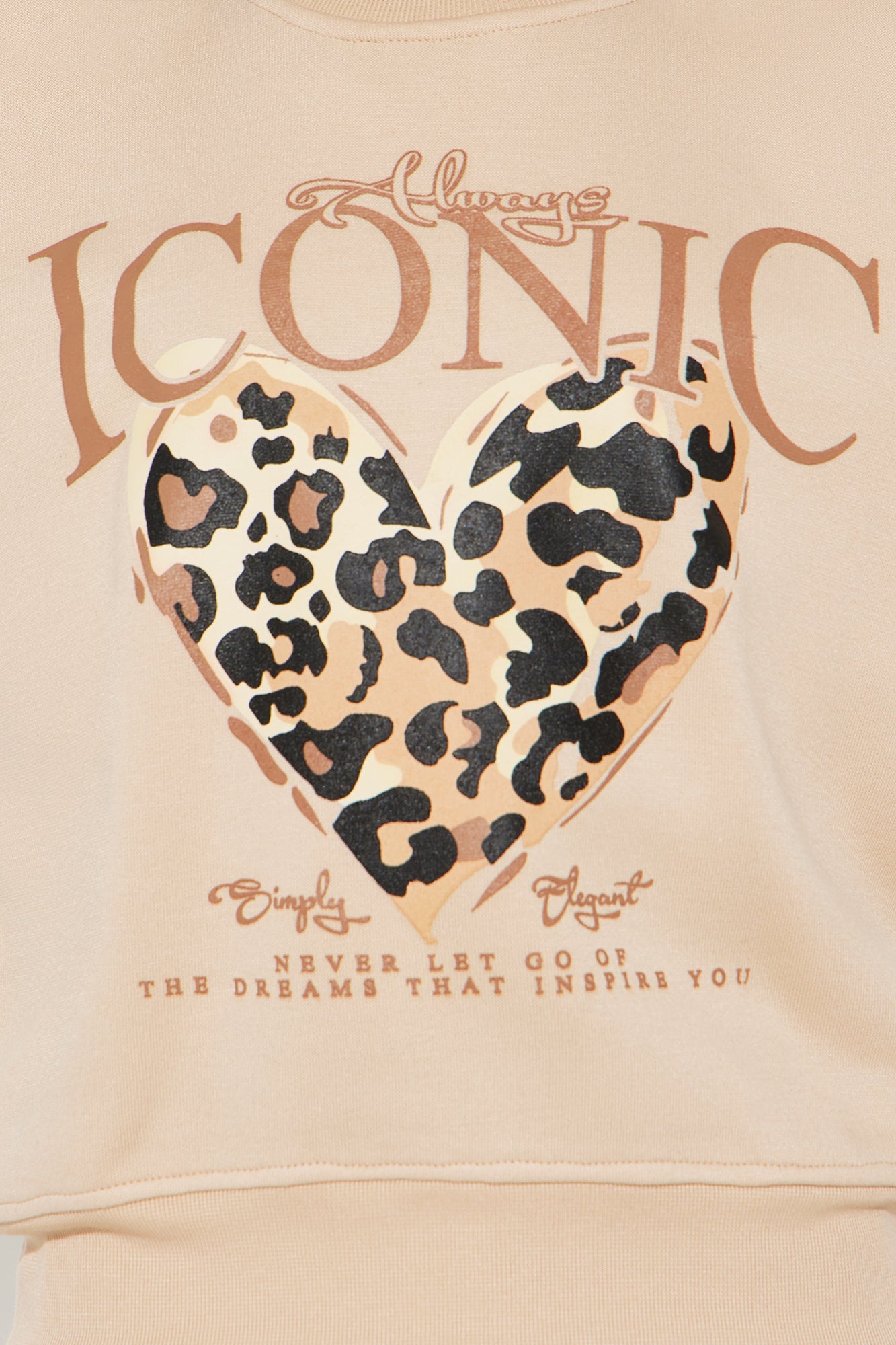 Mini Always Iconic Crew Neck Sweatshirt - Sand image 3