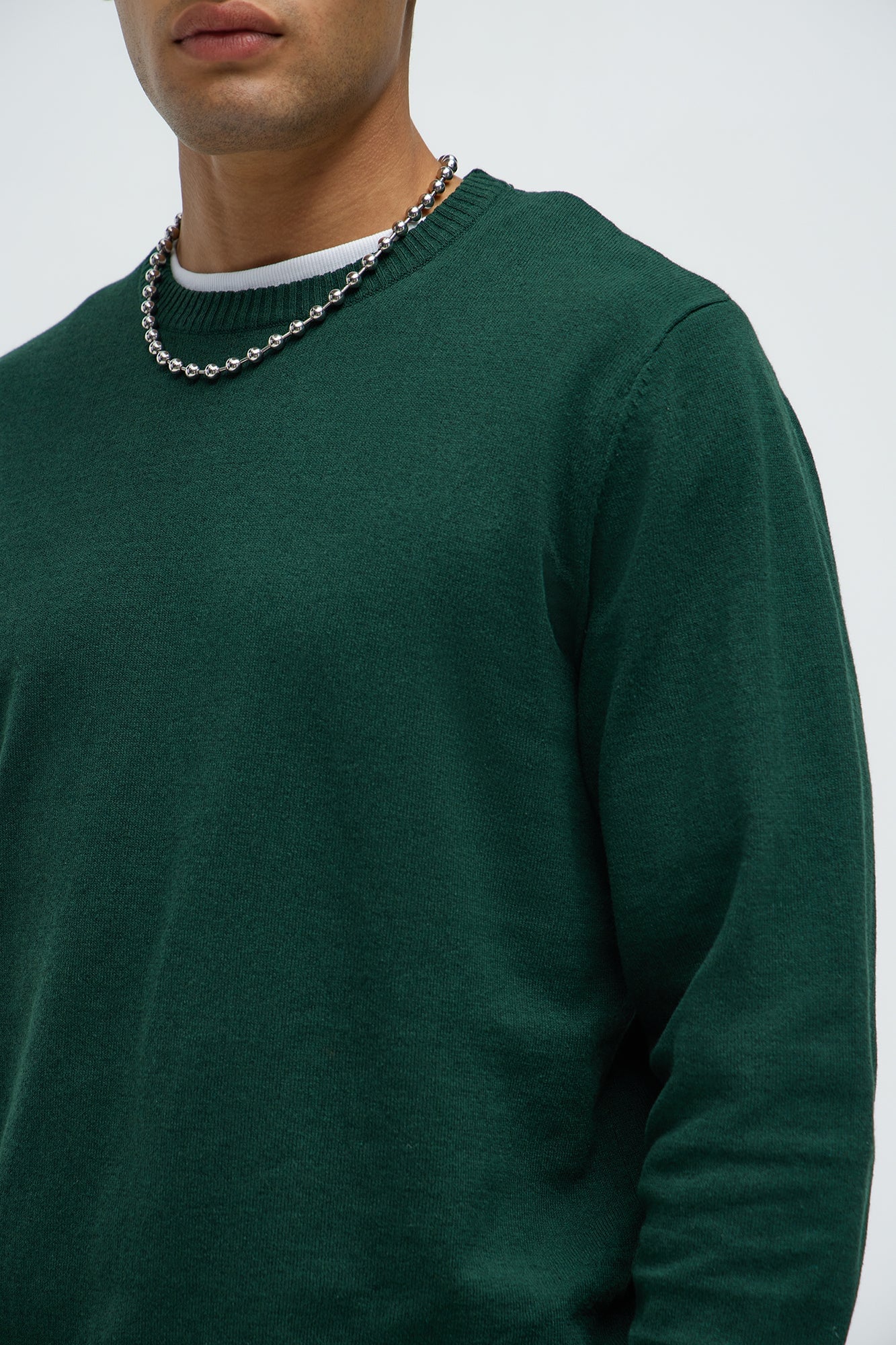 Cozy and Cool Crewneck Sweater - Green image 6
