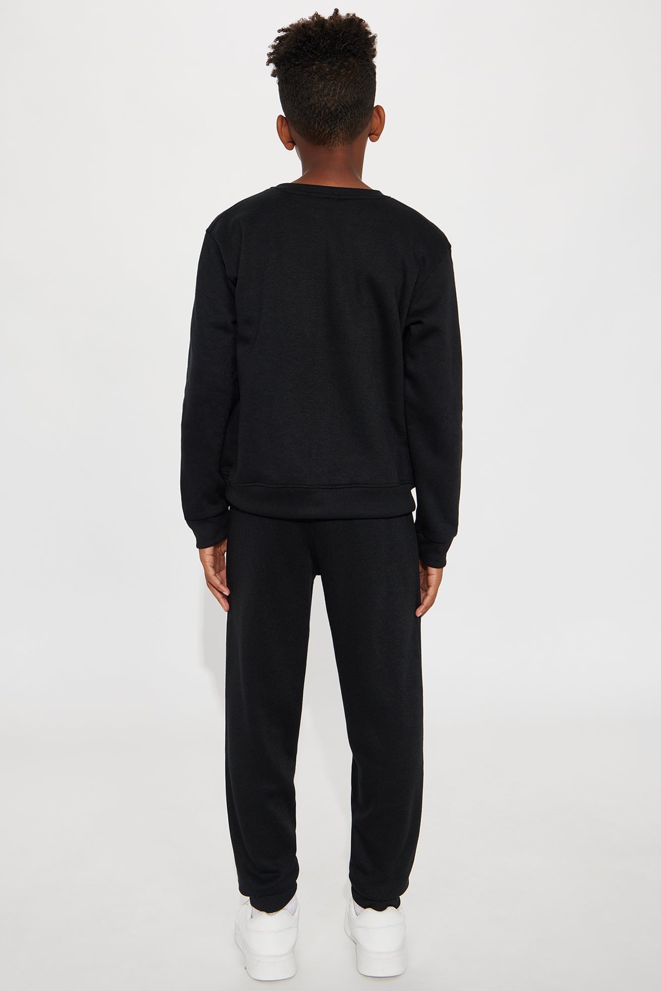 Mini Rich Jogger Pant Set - Black image 4