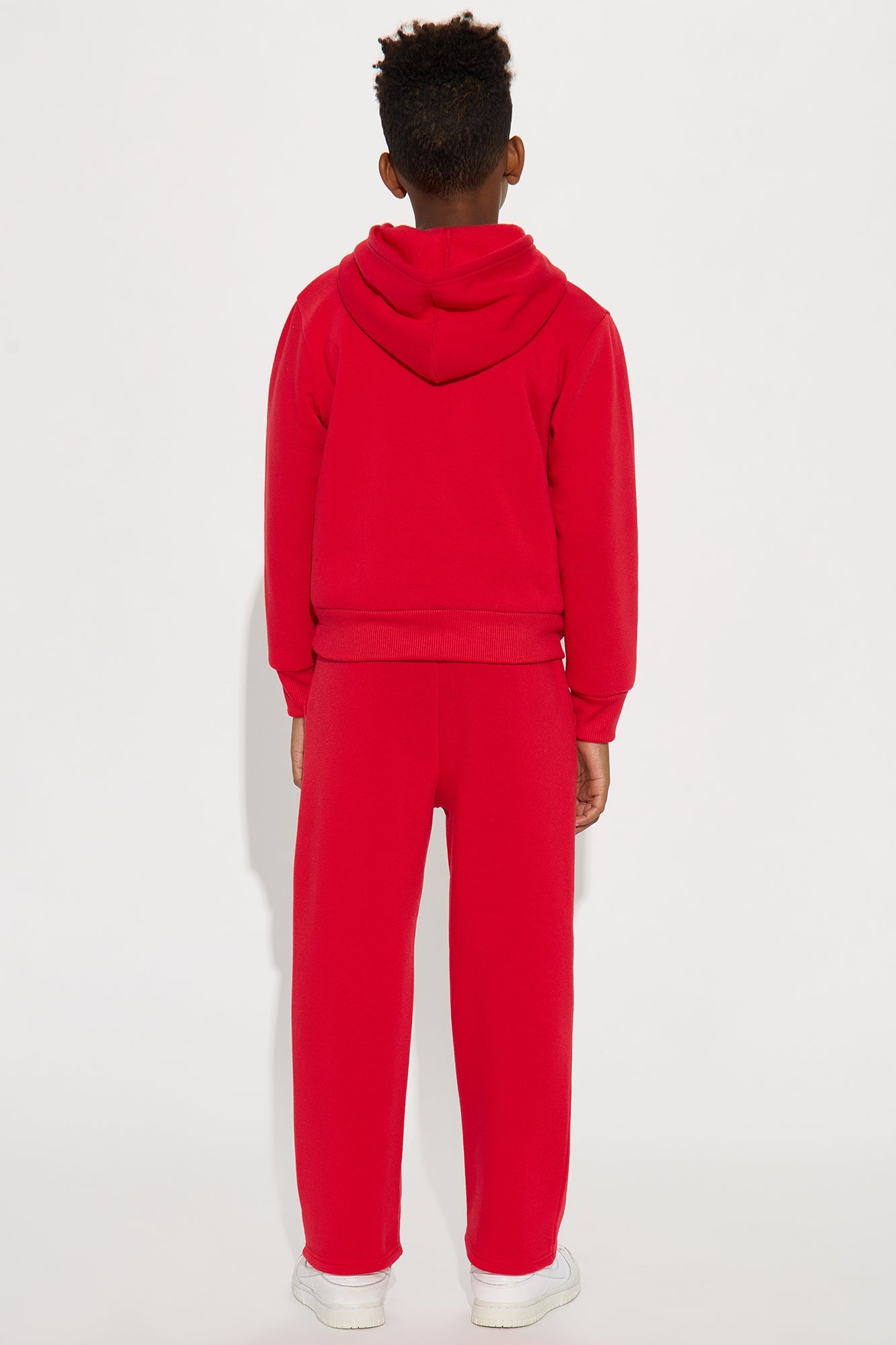Mini He's Royalty Hoodie And Pant Set - Red image 4