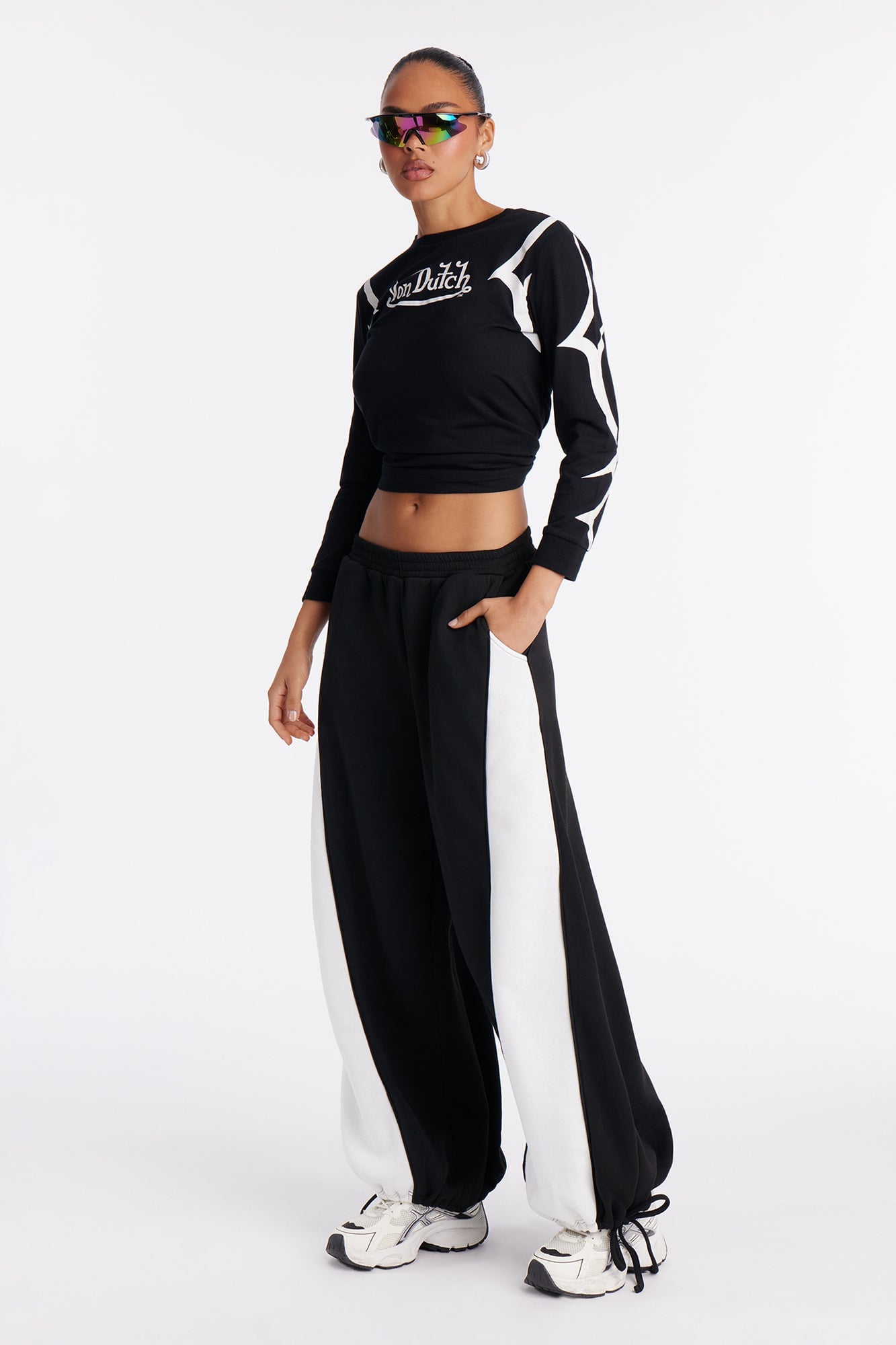 Casey Fleece Lounge Jogger Pant - Black image 1