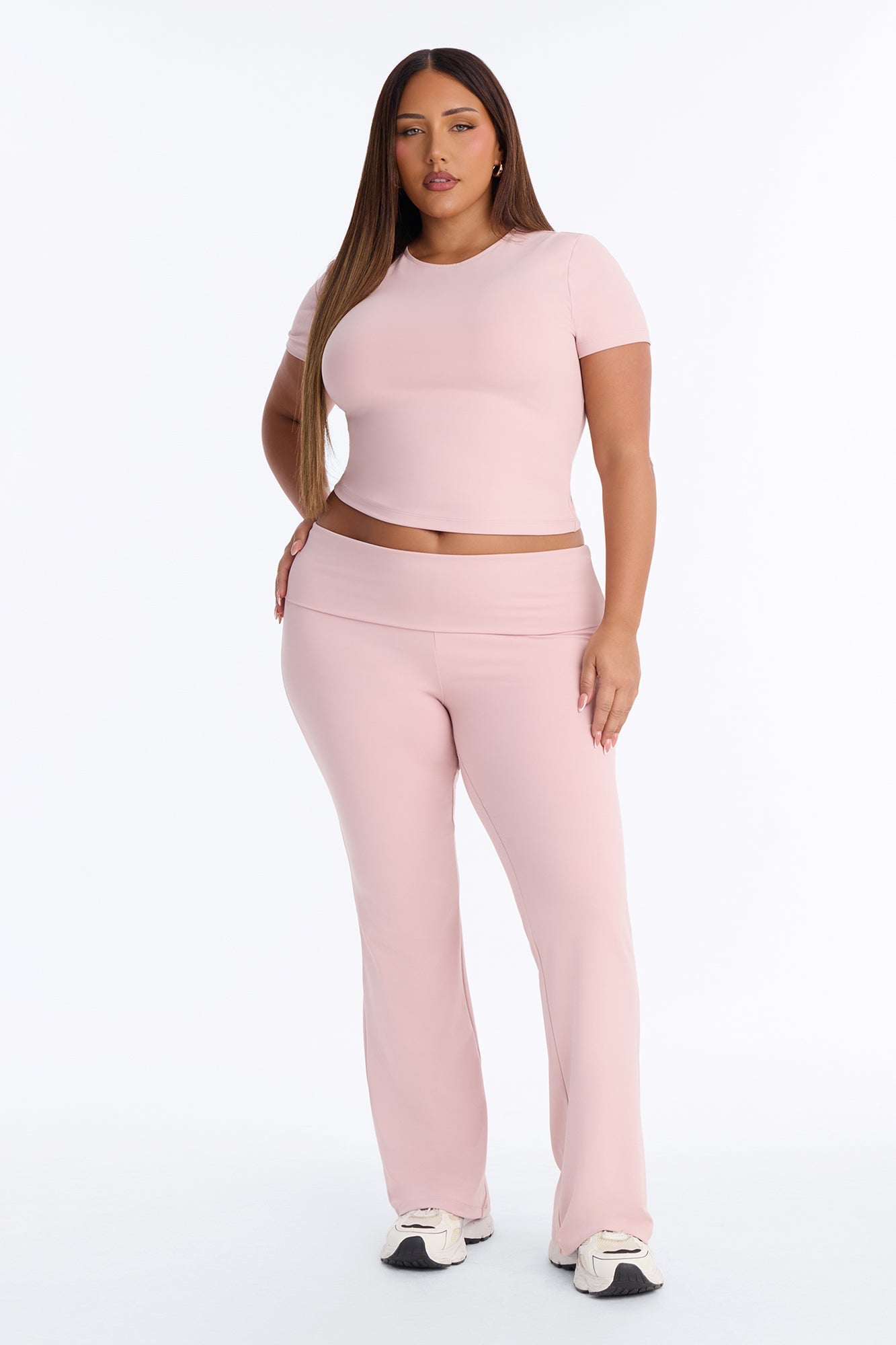 Myla Tricot Lounge Short Sleeve Top - Pink image 2