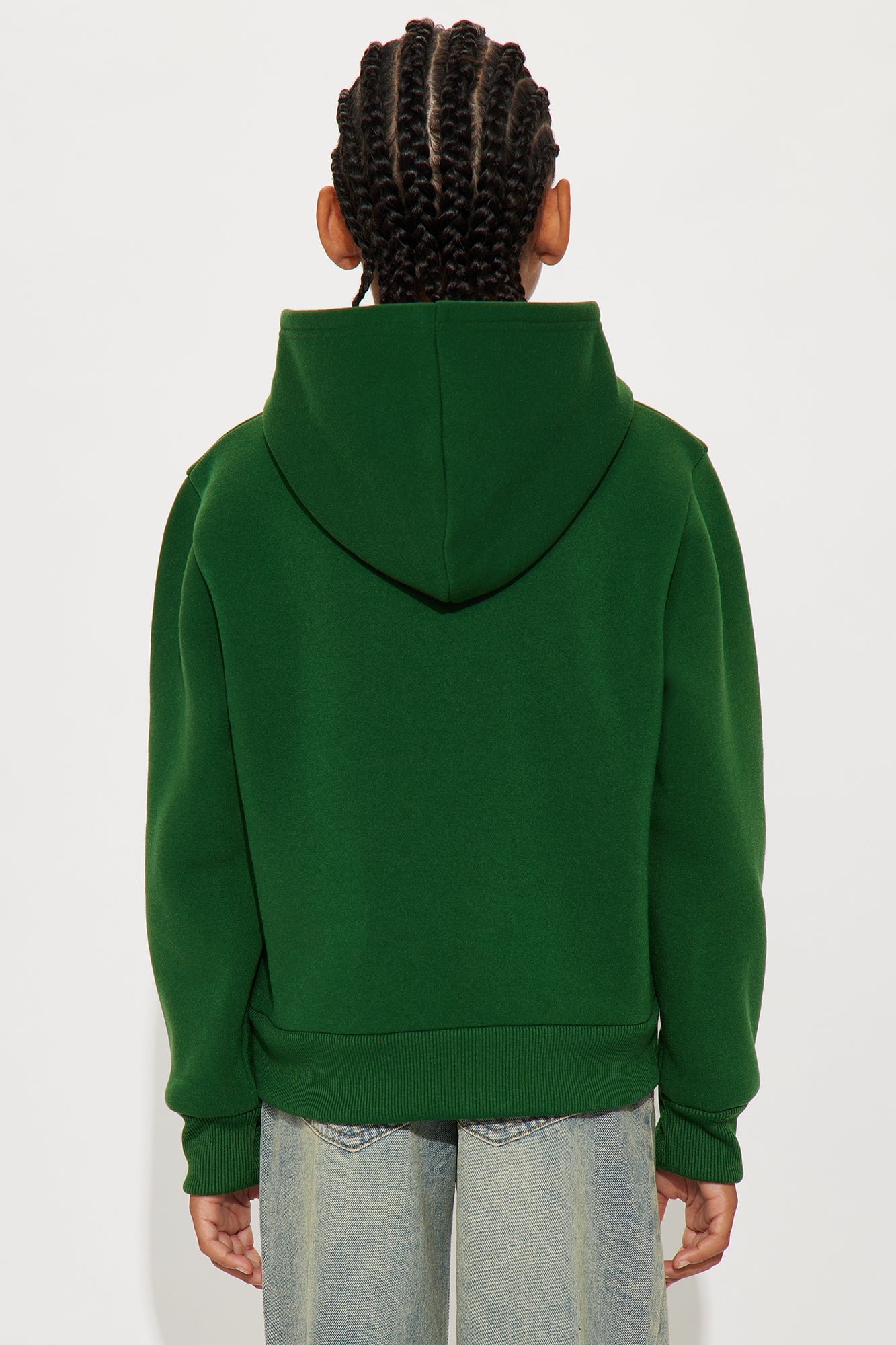 Mini Strictly Business Pullover Hoodie - Green image 3