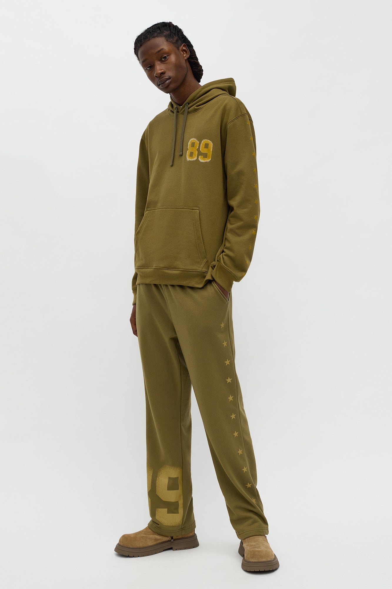 Golden Age 89 Baggy Sweatpants - Olive image 6