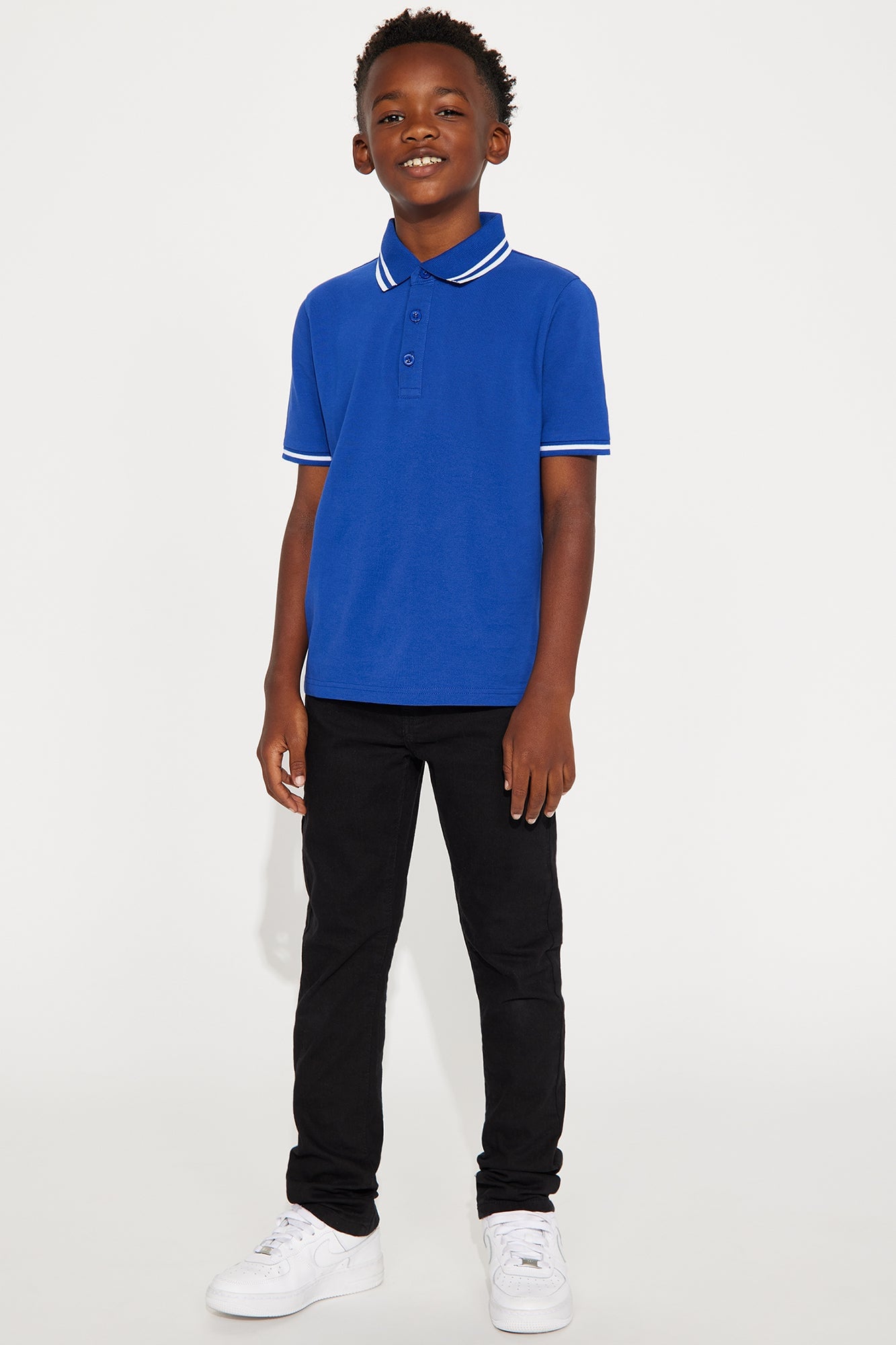 Mini Wilson Short Sleeve Polo - Royal image 2
