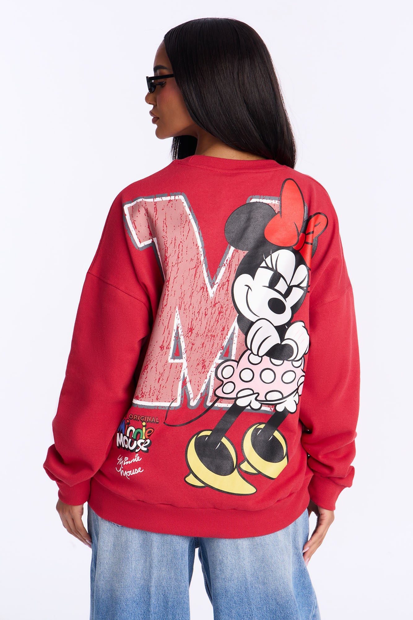 Minnie Mouse Fleece Pull Over Sweatshirt - Red image 6