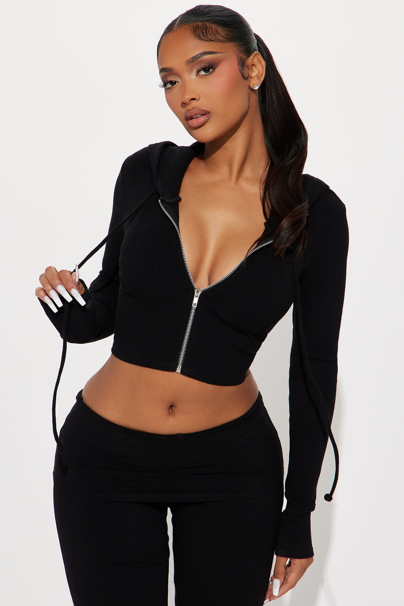 Karly Snatched Pant Set - Black image 2