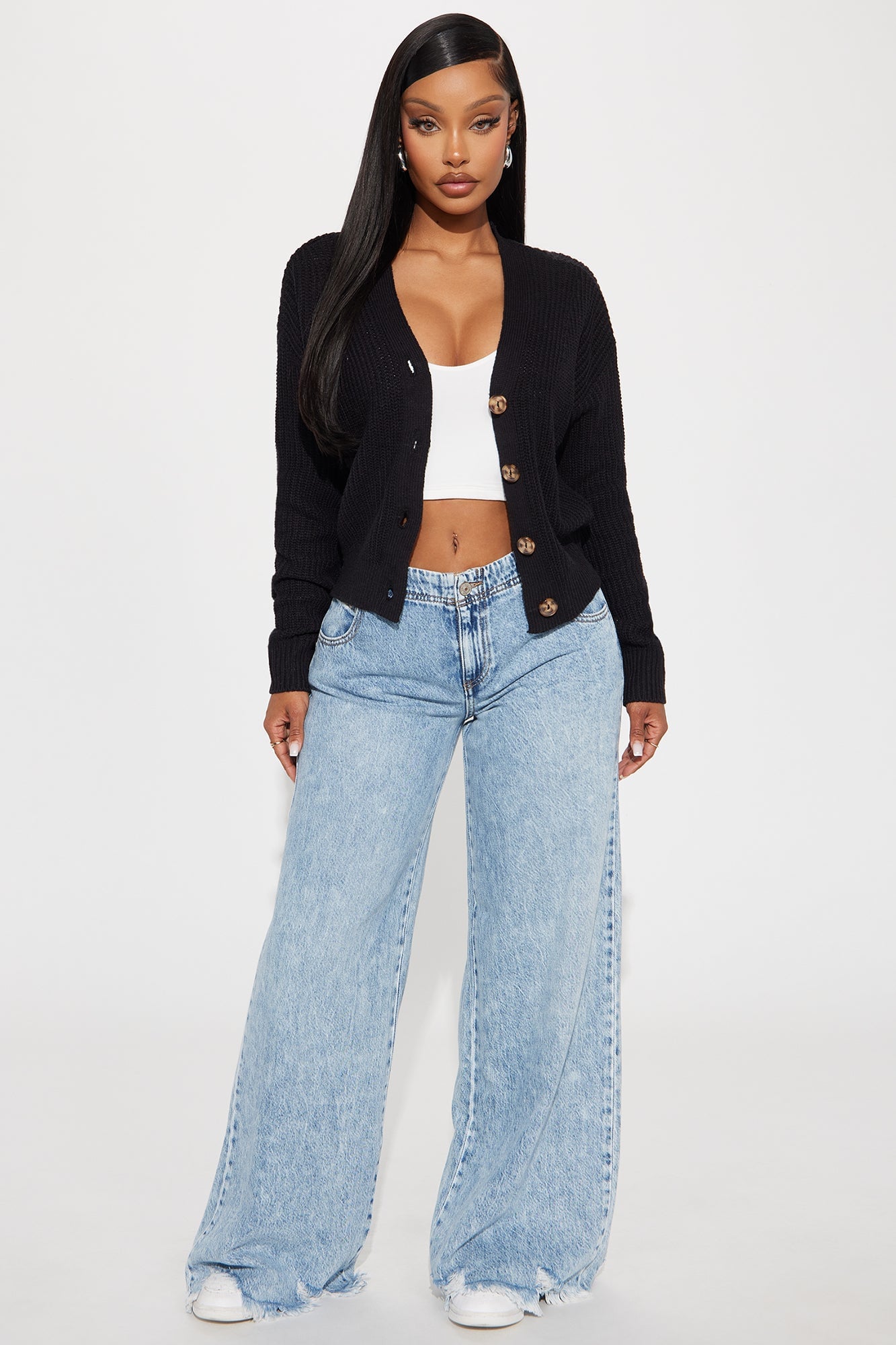 All About The Details Cardigan - Black image 5