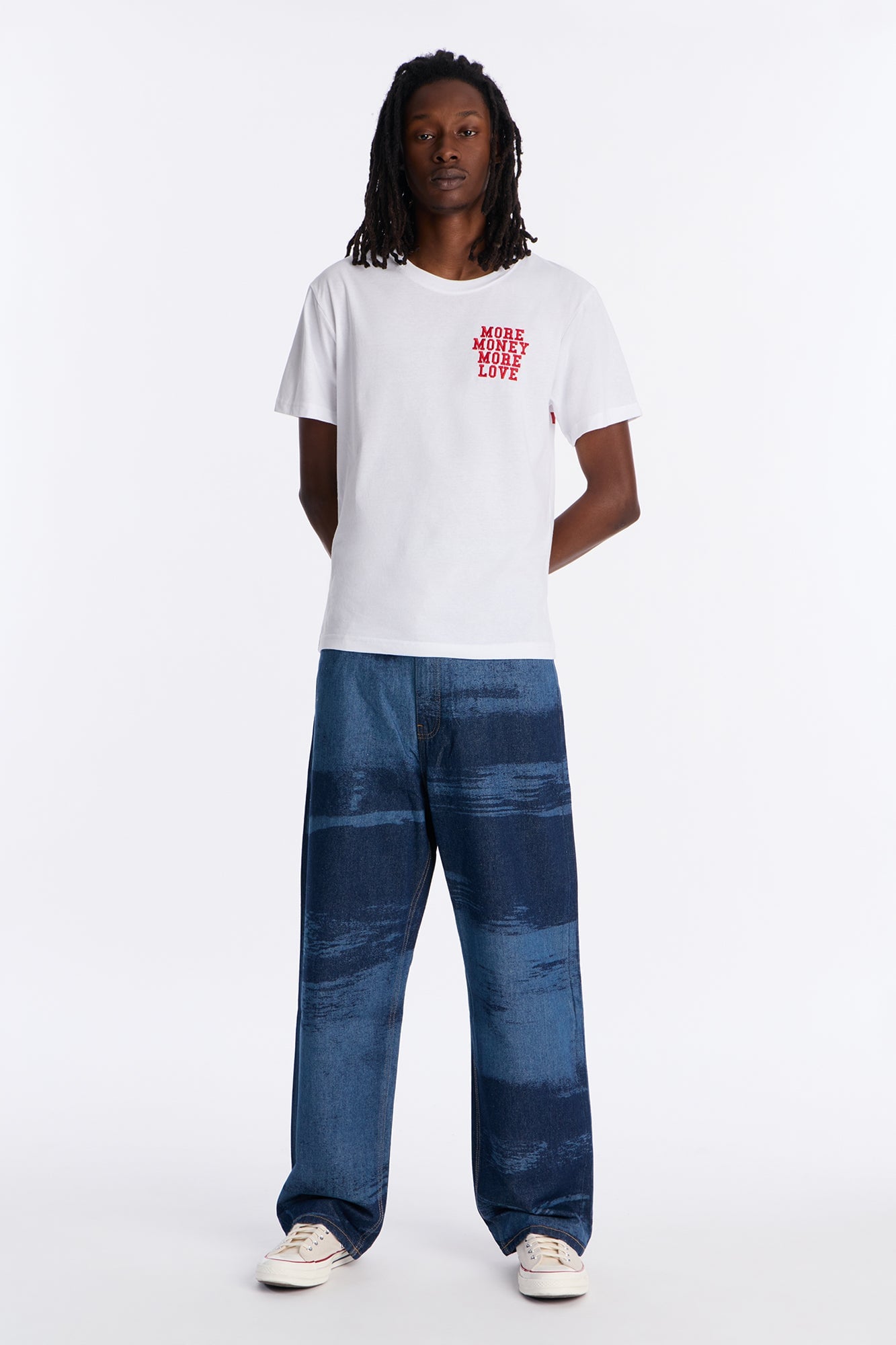 More Money More Love Short Sleeve Tee - White image 7