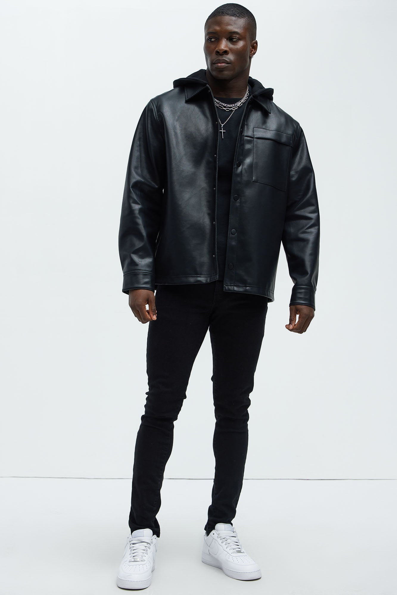 Cornell Skinny Jeans - Black image 7