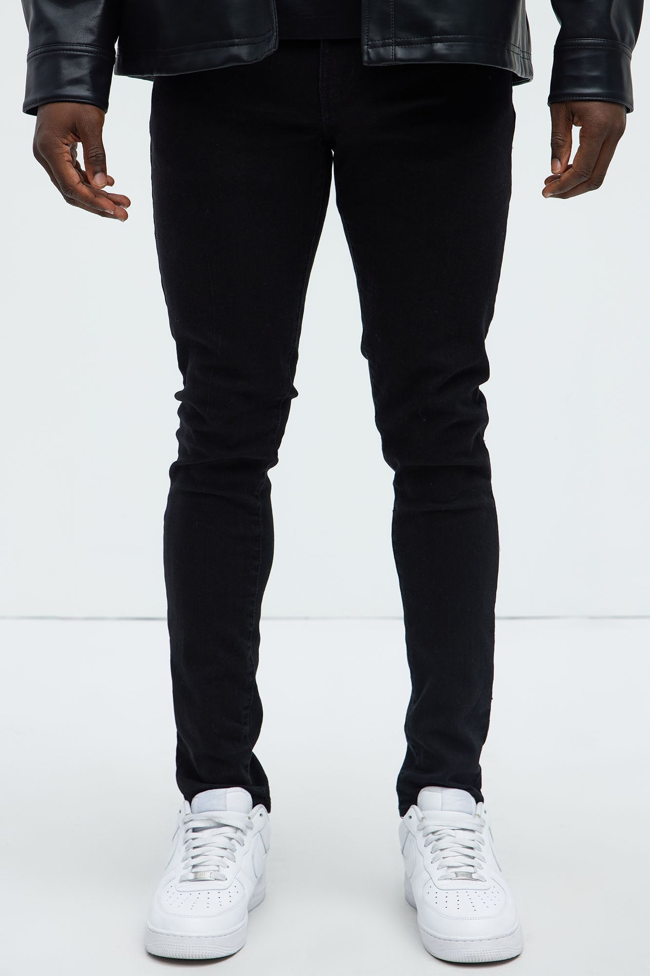 Cornell Skinny Jeans - Black image 6