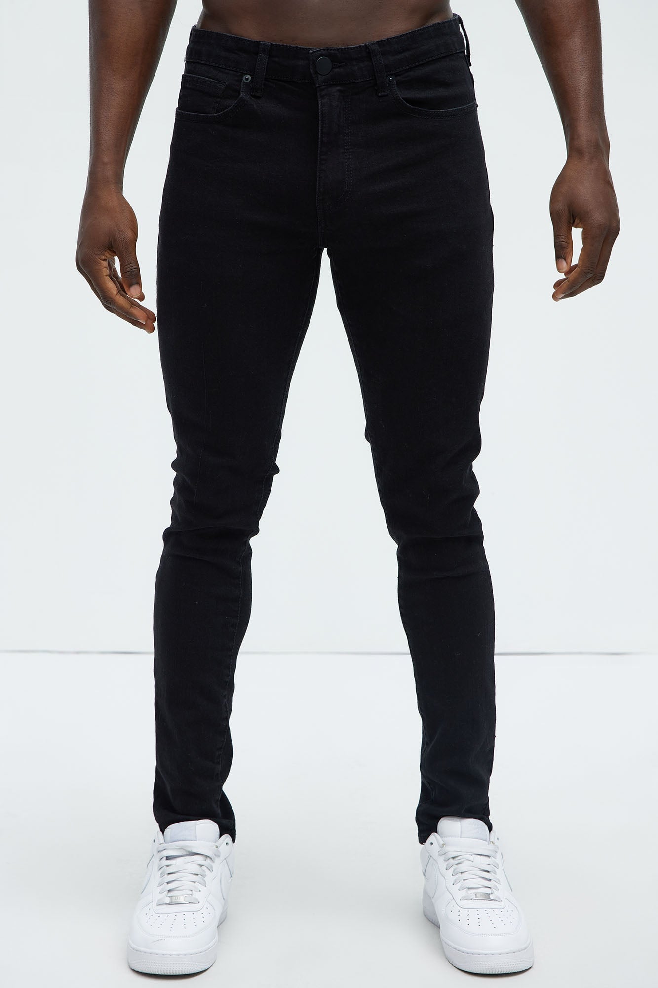 Cornell Skinny Jeans - Black image 4