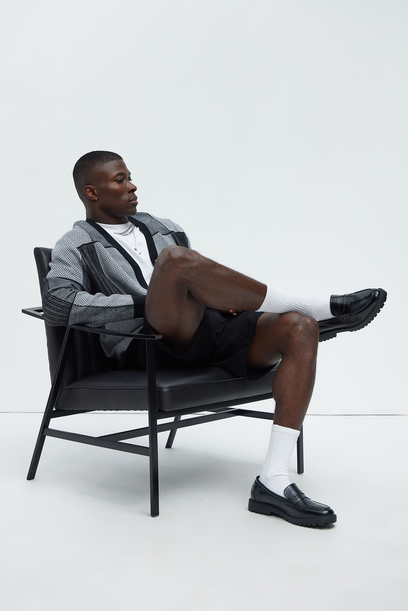 Nikola Chunky Loafer - Black image 4