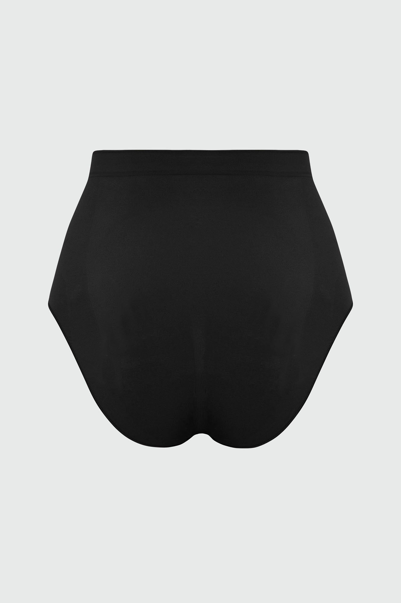 Dress Sculpt Seamless Strong Compression Mid Waist Brief - Black image 11