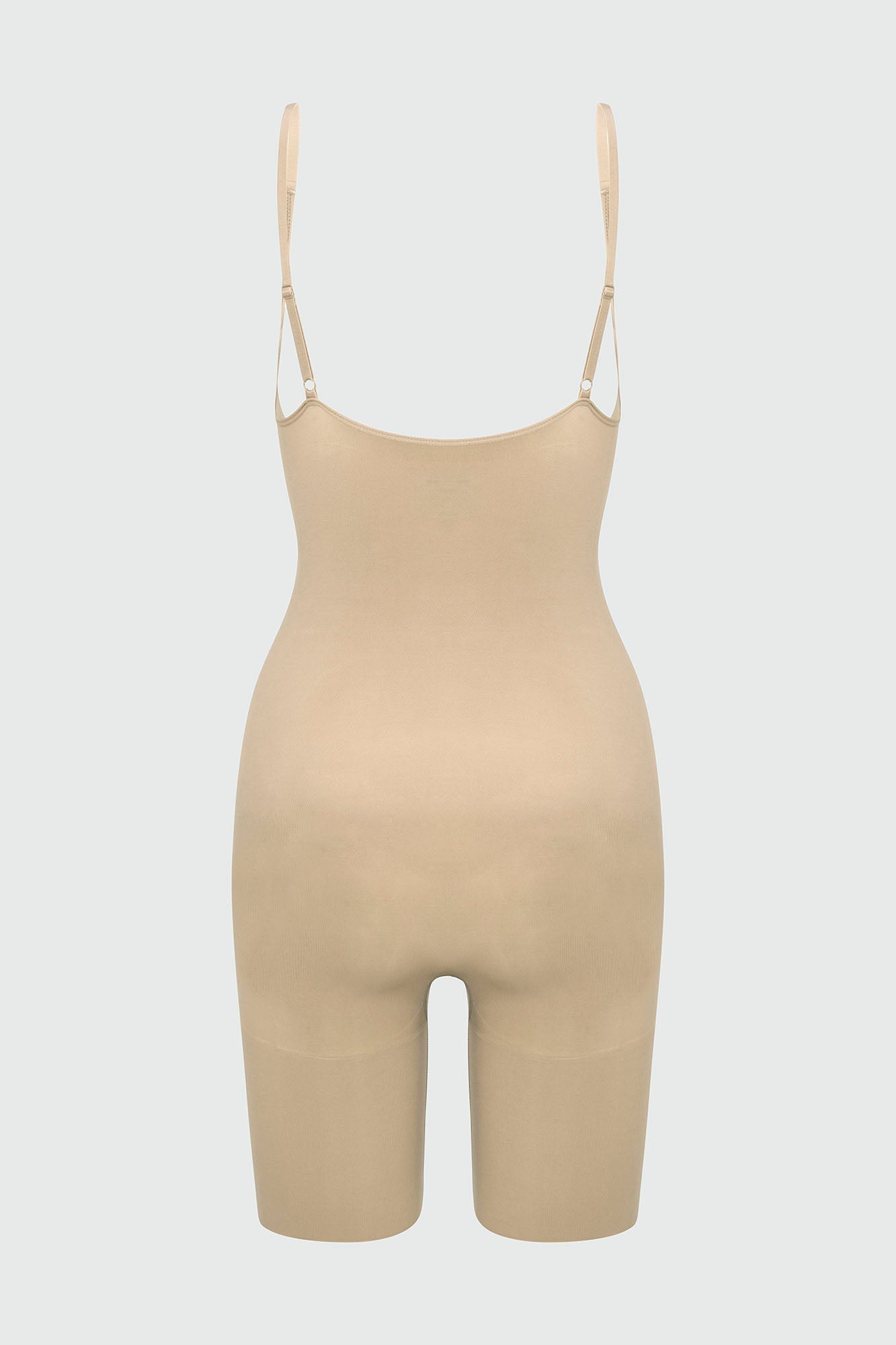 Dress Sculpt Seamless Strong Compression Butt Lifting Bodysuit - Sand image 11