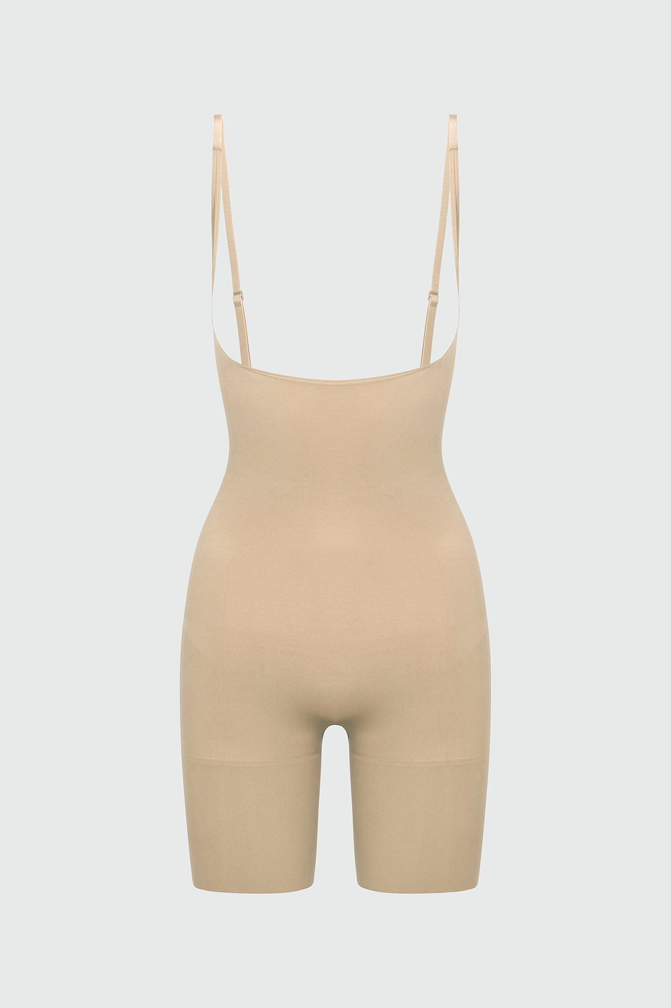 Dress Sculpt Seamless Strong Compression Butt Lifting Bodysuit - Sand image 10