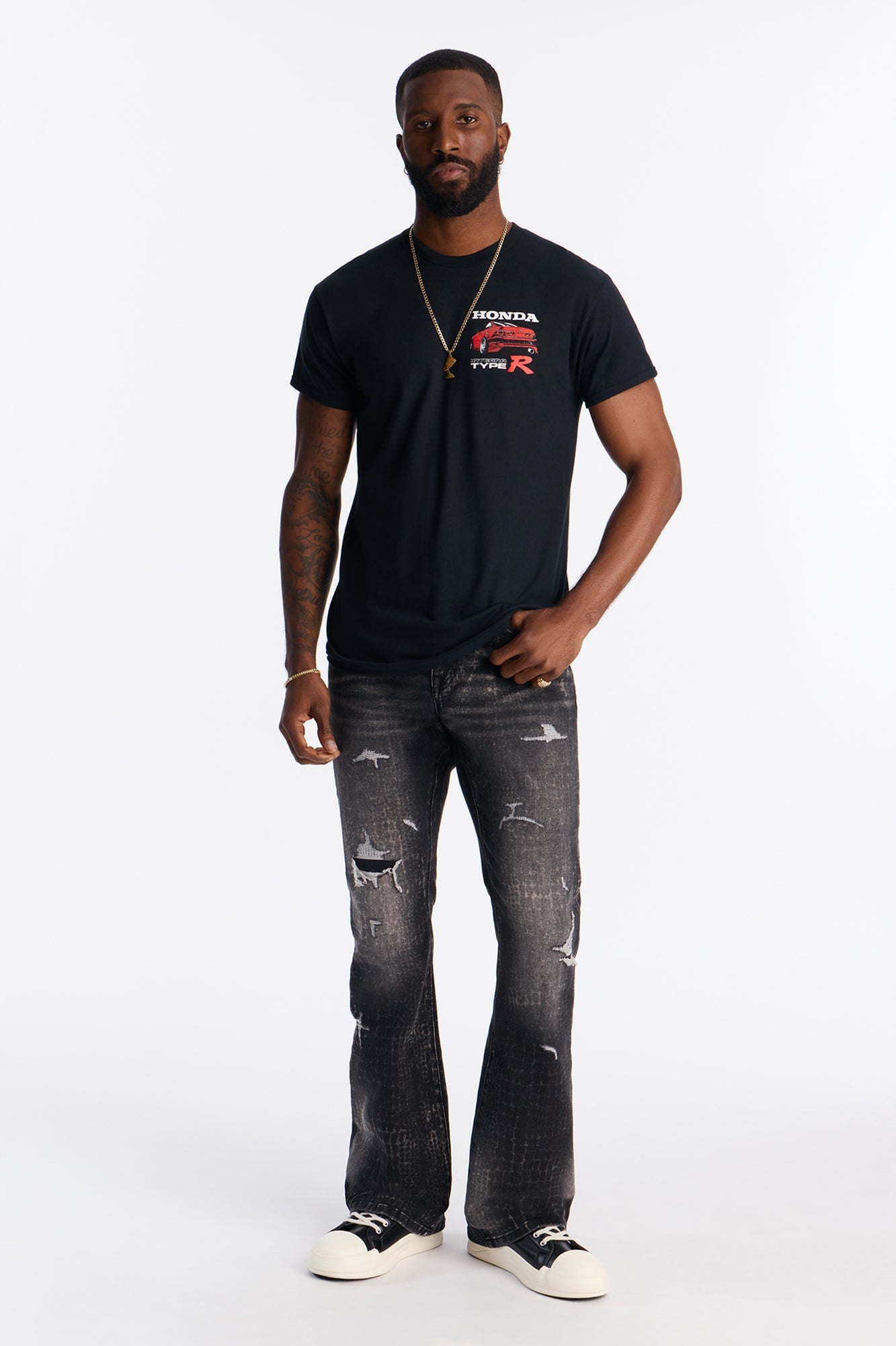 Honda Type R Short Sleeve Tee - Black image 7