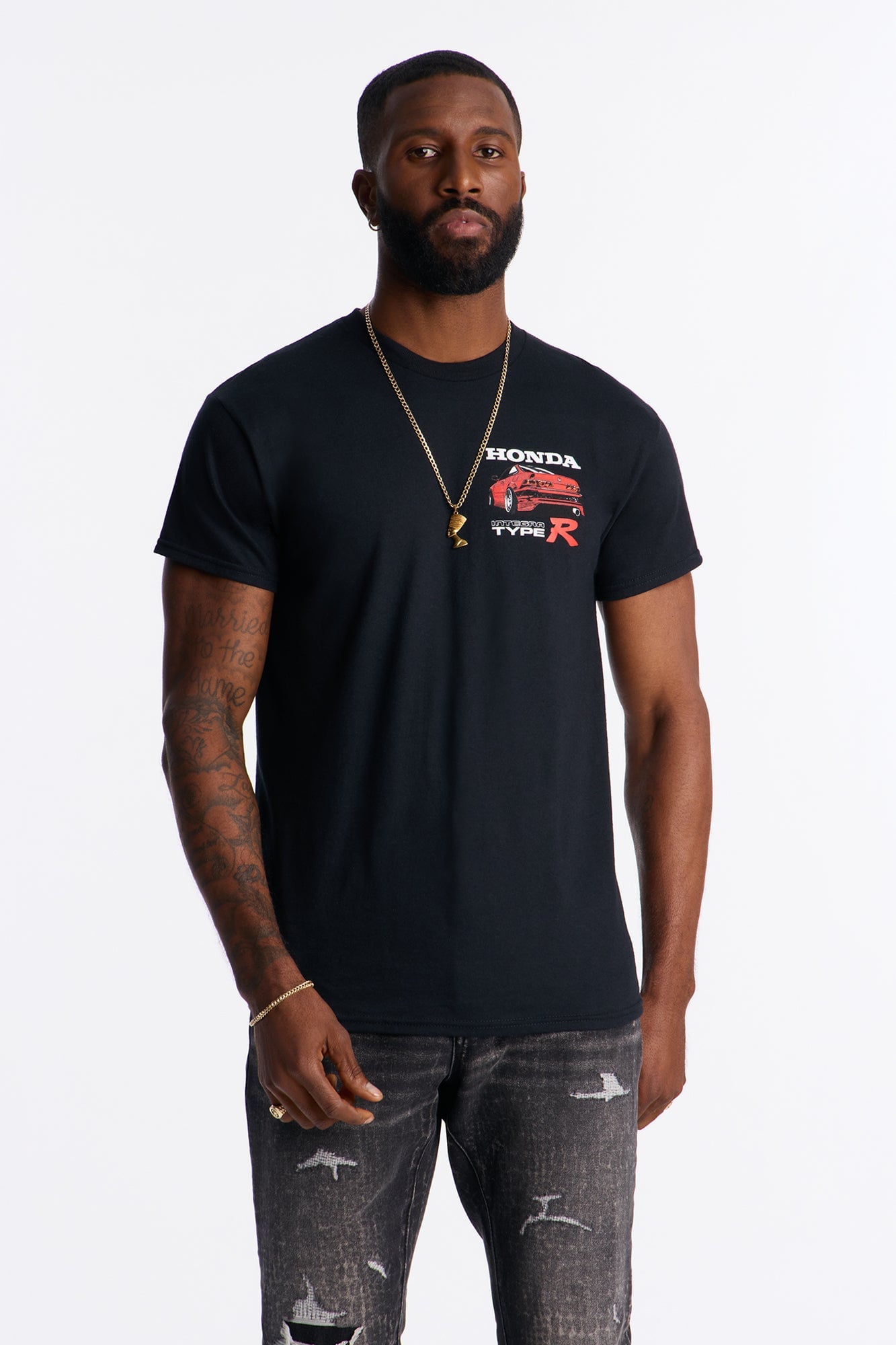 Honda Type R Short Sleeve Tee - Black image 6