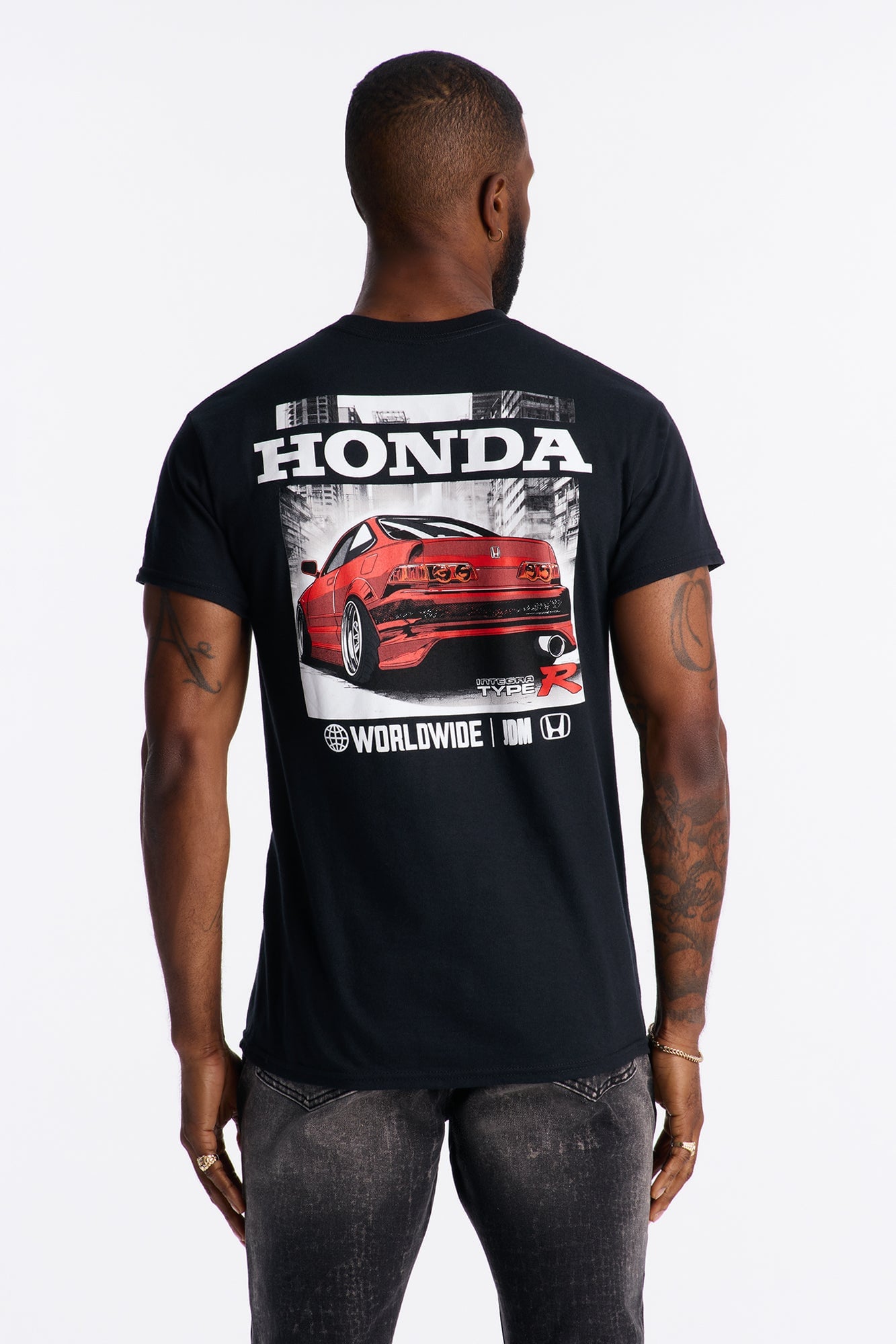 Honda Type R Short Sleeve Tee - Black image 5