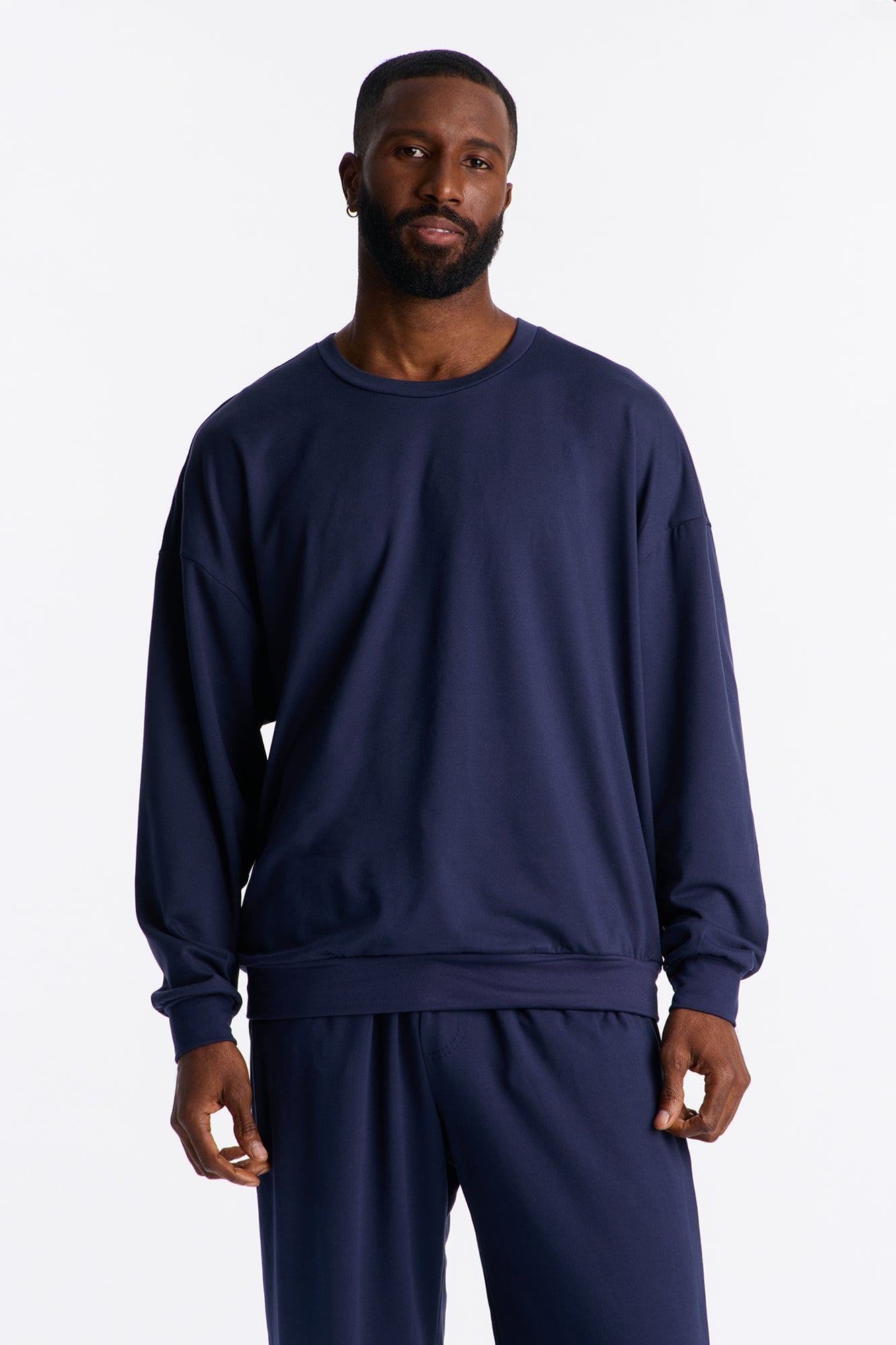 Off Duty Lounge Fleece Set - Navy image 6