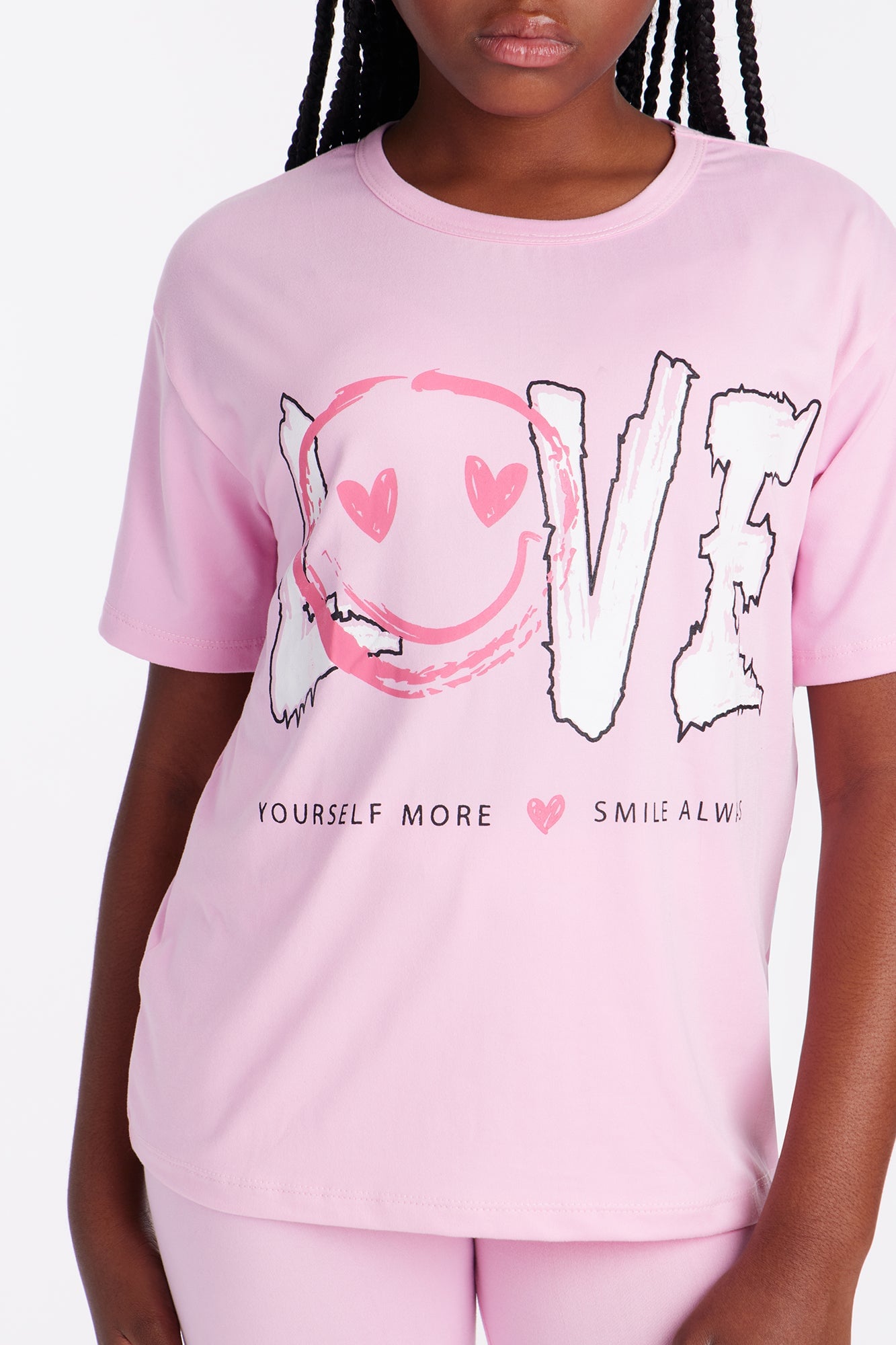 Mini Remember To Love Yourself Legging Set - Pink image 3