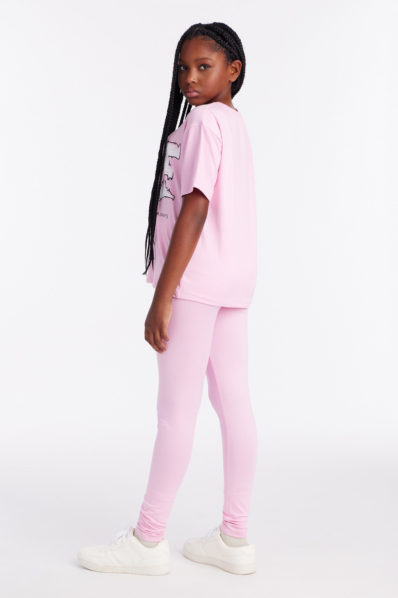 Mini Remember To Love Yourself Legging Set - Pink image 4