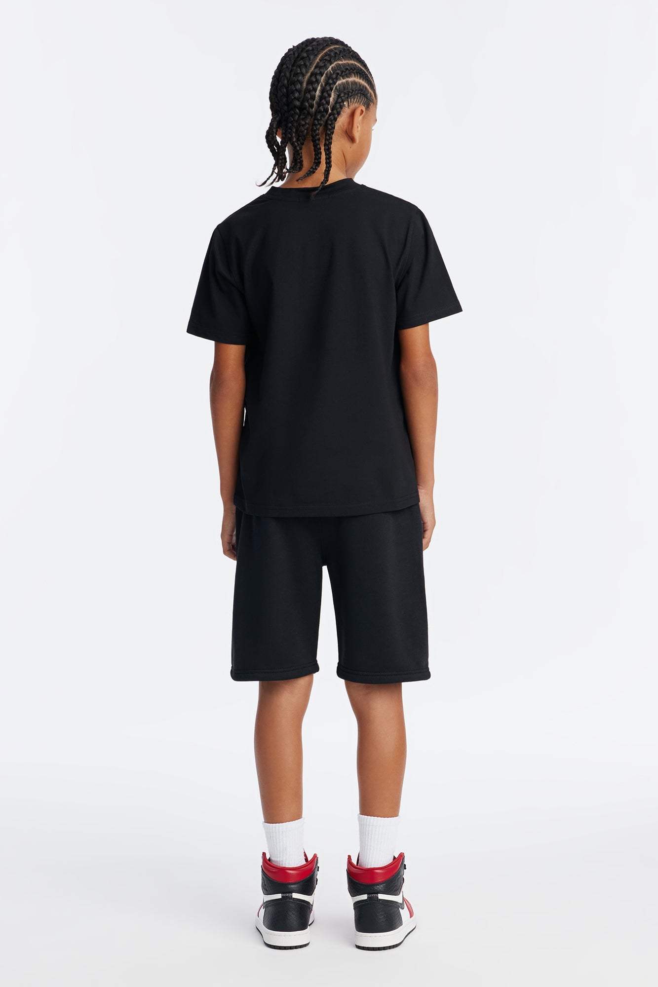 Mini The Most Savage King Fleece Short Set - Black image 4