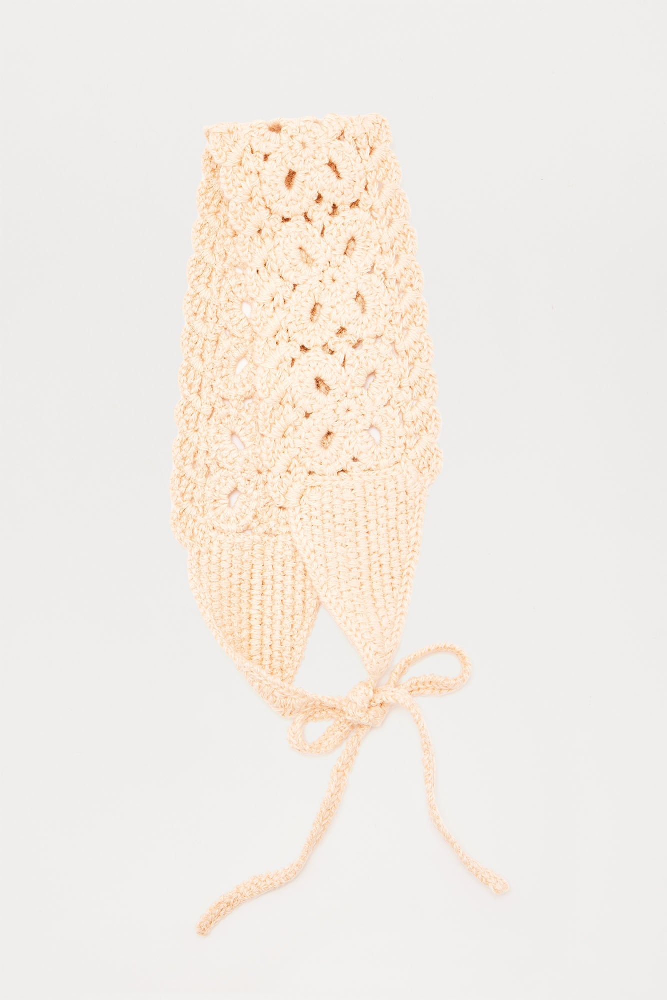 Crochet Headband - Beige image 3