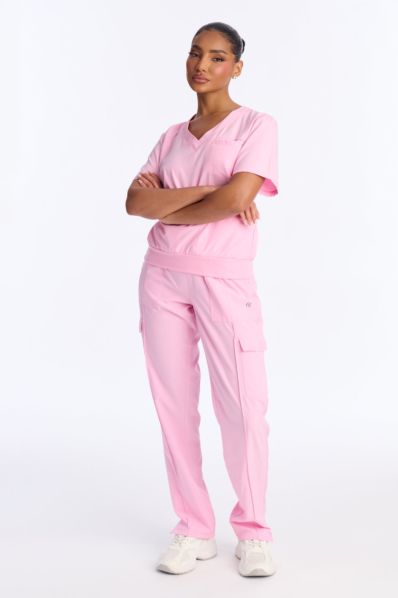 Pretty In Practice Scrub Pant - Pink image 1