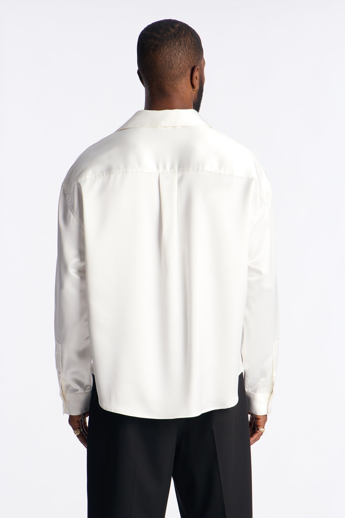 Relaxed Luxe Lumina Easy Flow Shirt - White image 7