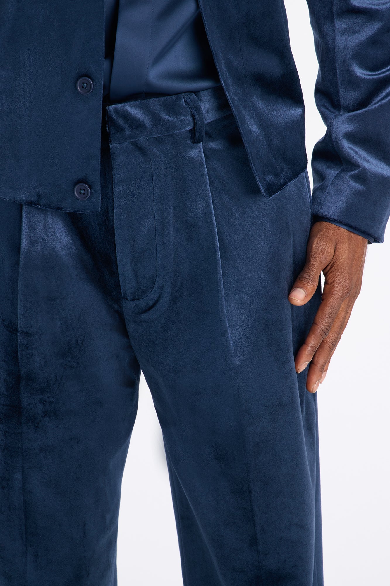Straight Nimbus Celestine Trouser - Navy image 7