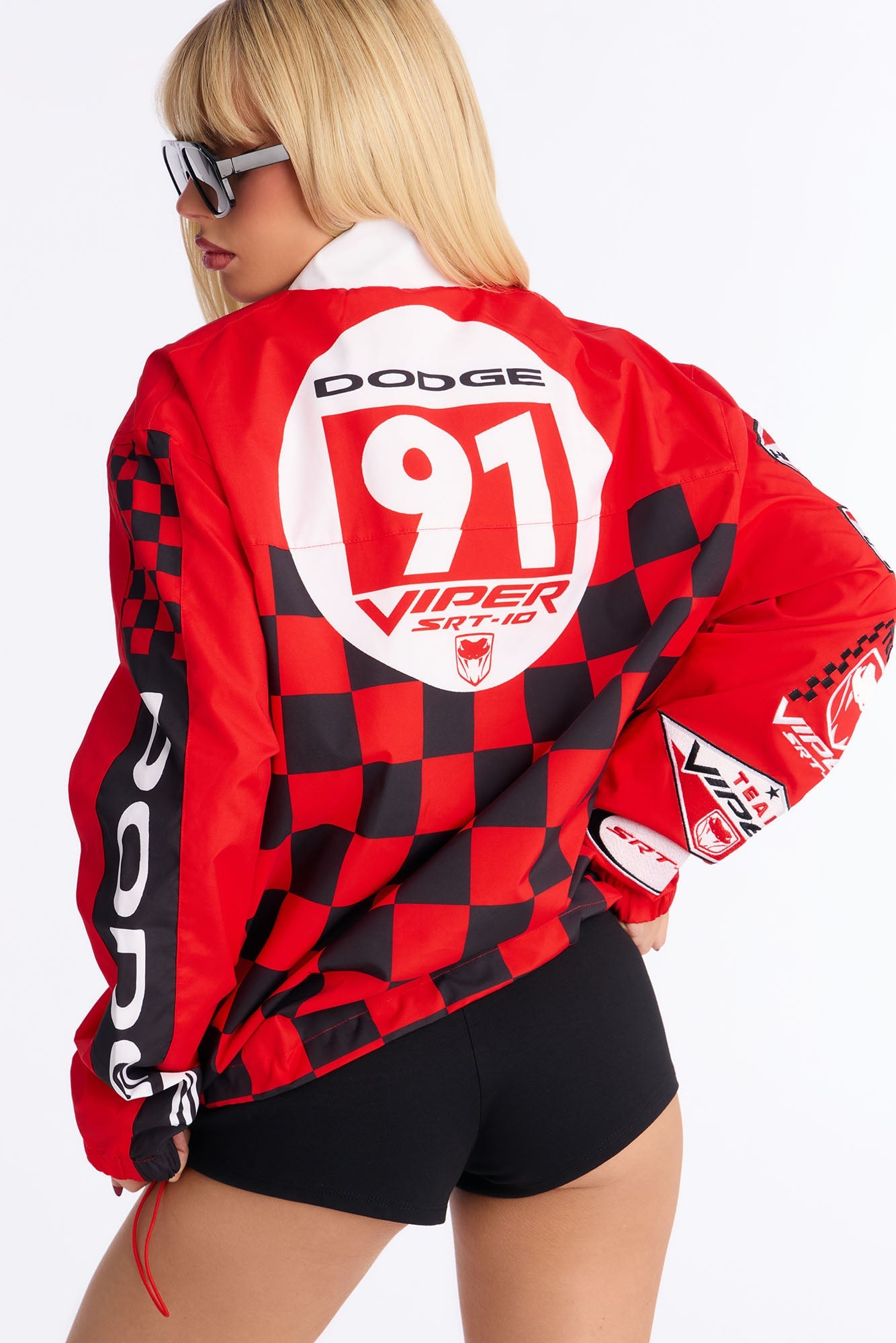 Dodge Racing Checkered Jacket - Red image 4