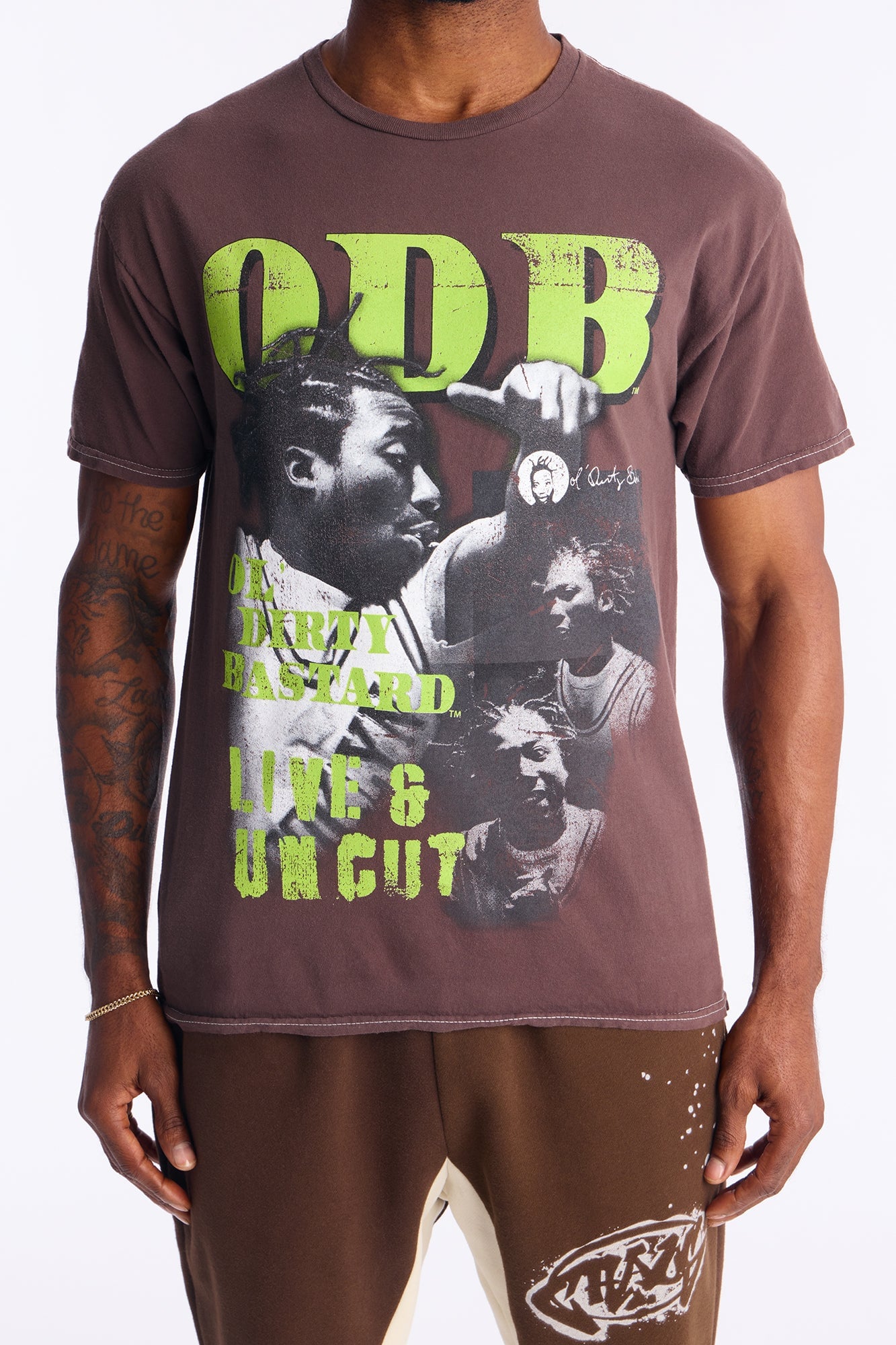 ODB Live And Uncut Short Sleeve Tee - Brown image 7