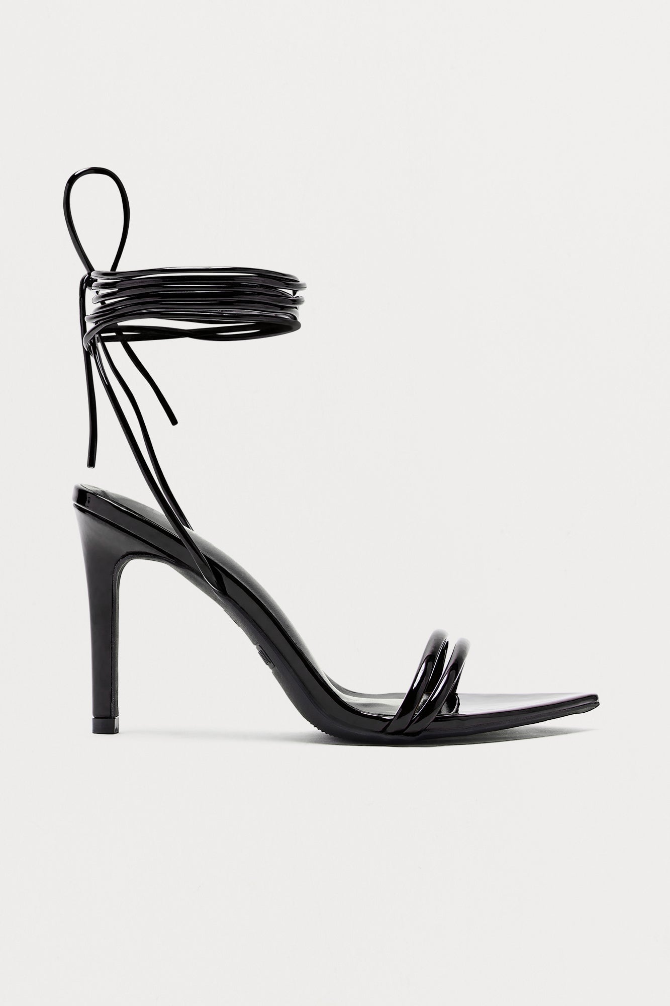 Minka Wrap Up Stiletto Heels - Black image 1