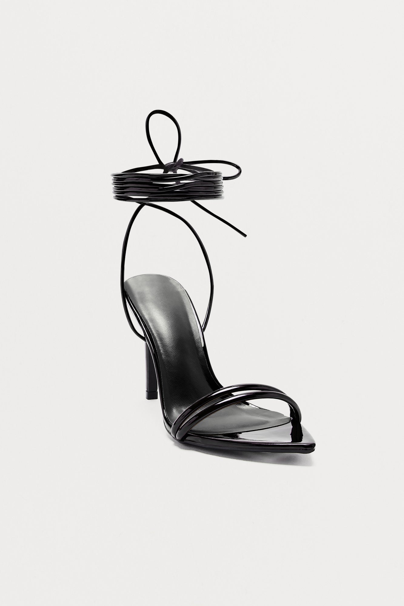 Minka Wrap Up Stiletto Heels - Black image 3