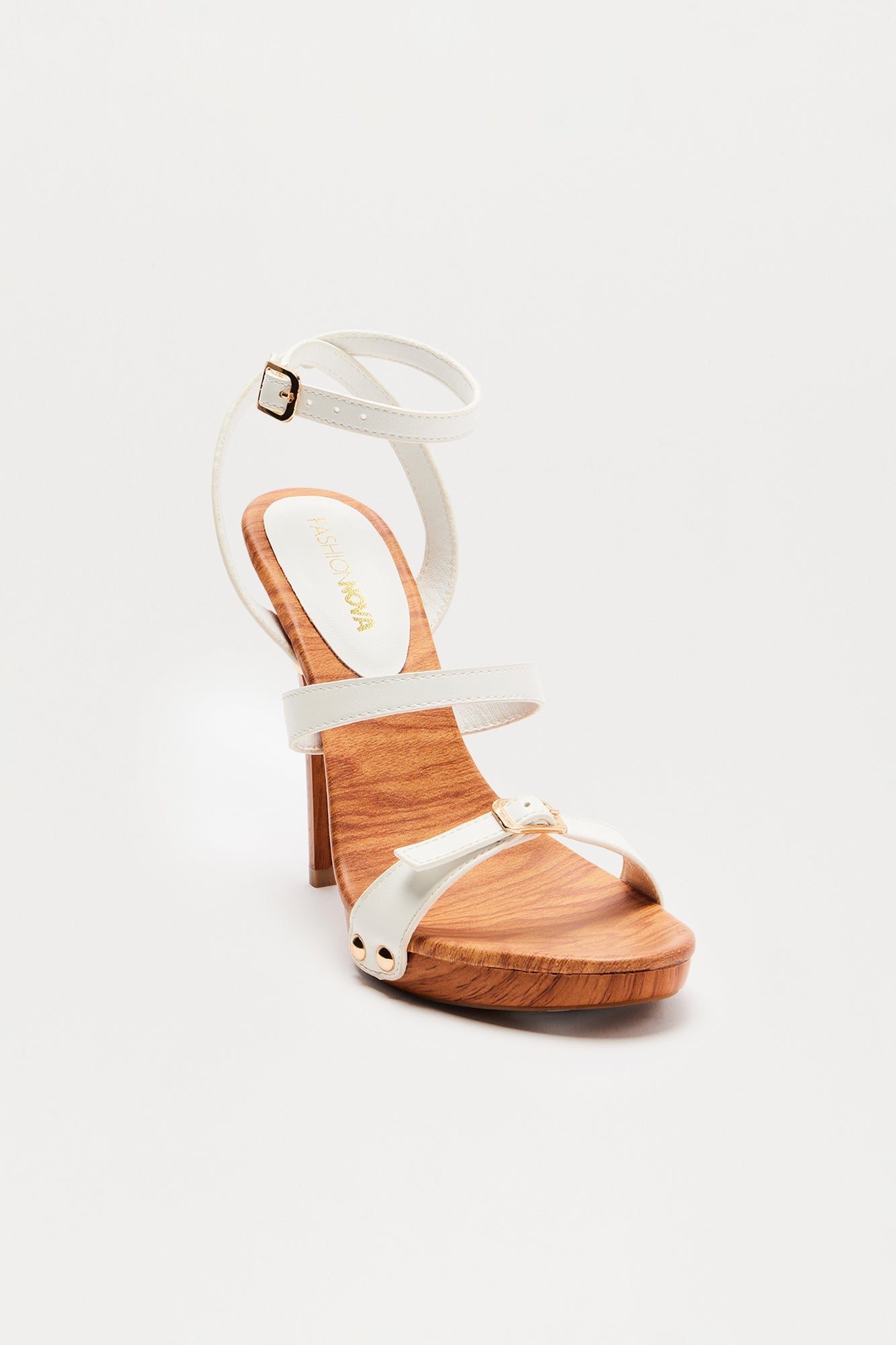 Cedar Heeled Sandals - White image 2
