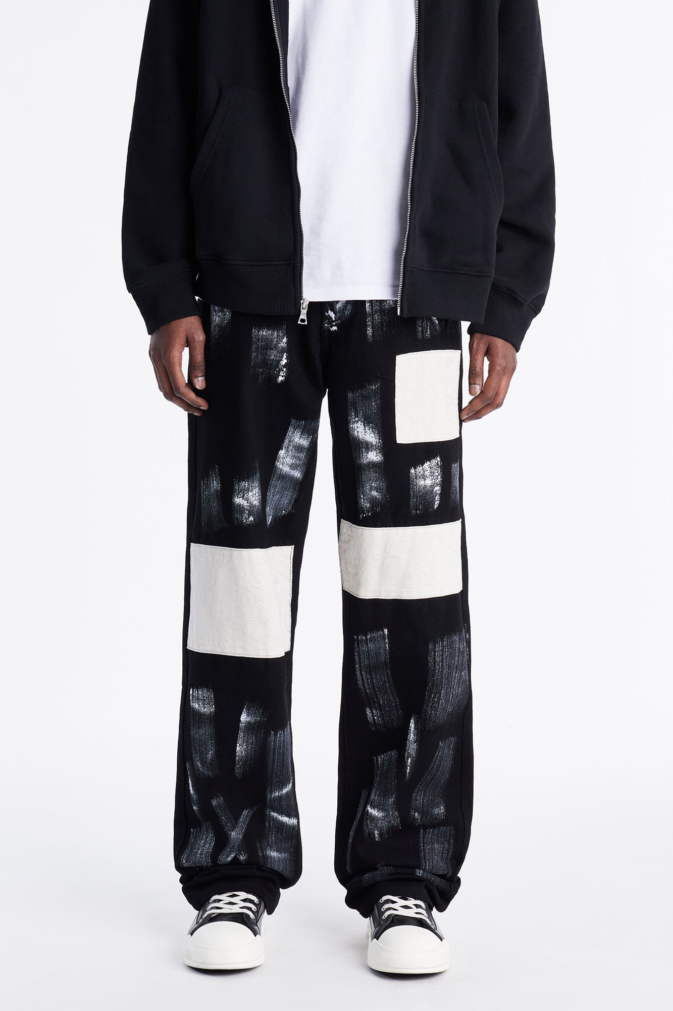 Straight Street Strokes Jeans - Black image 5