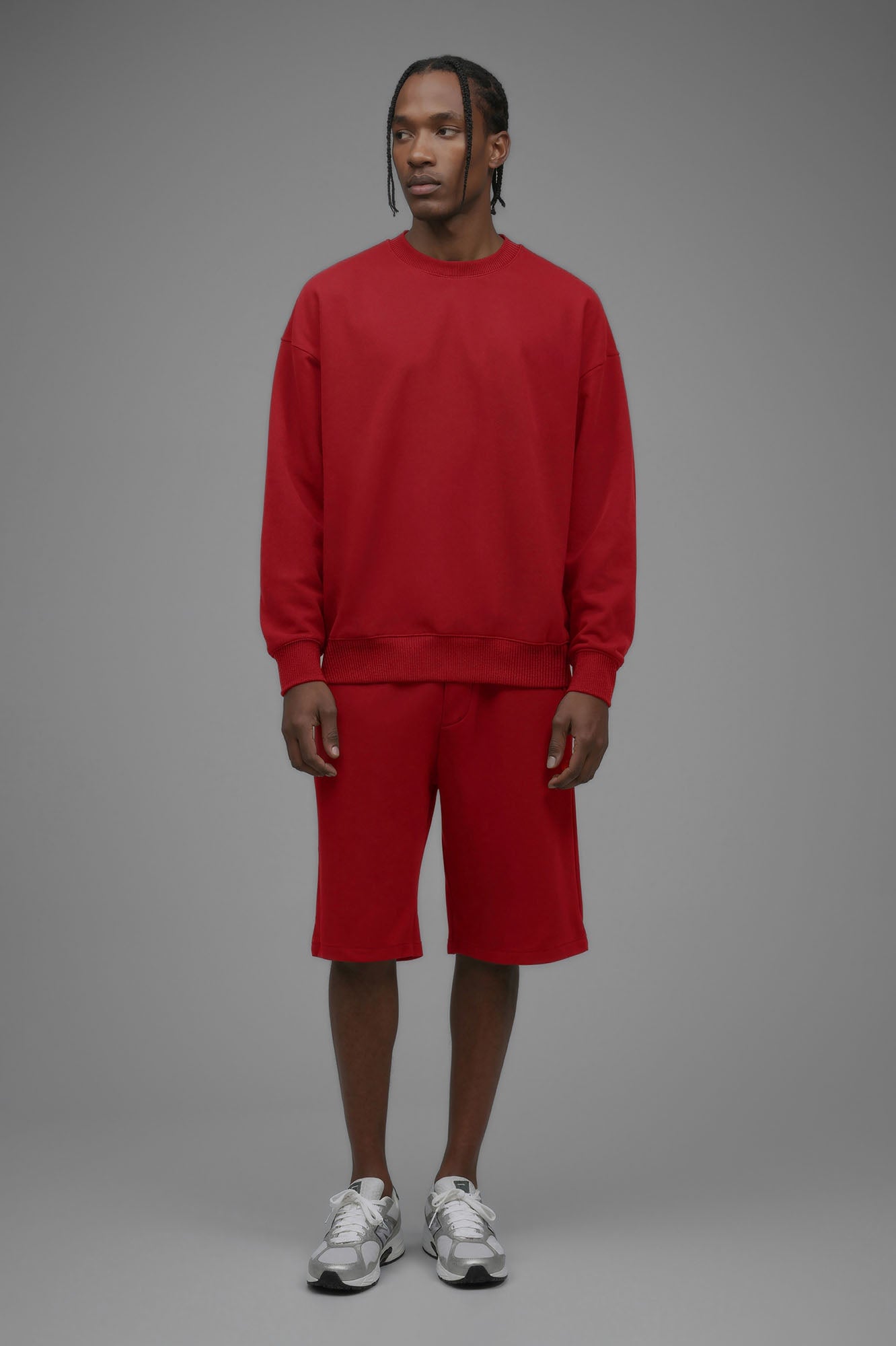 410 Oversized Crewneck - Red image 1