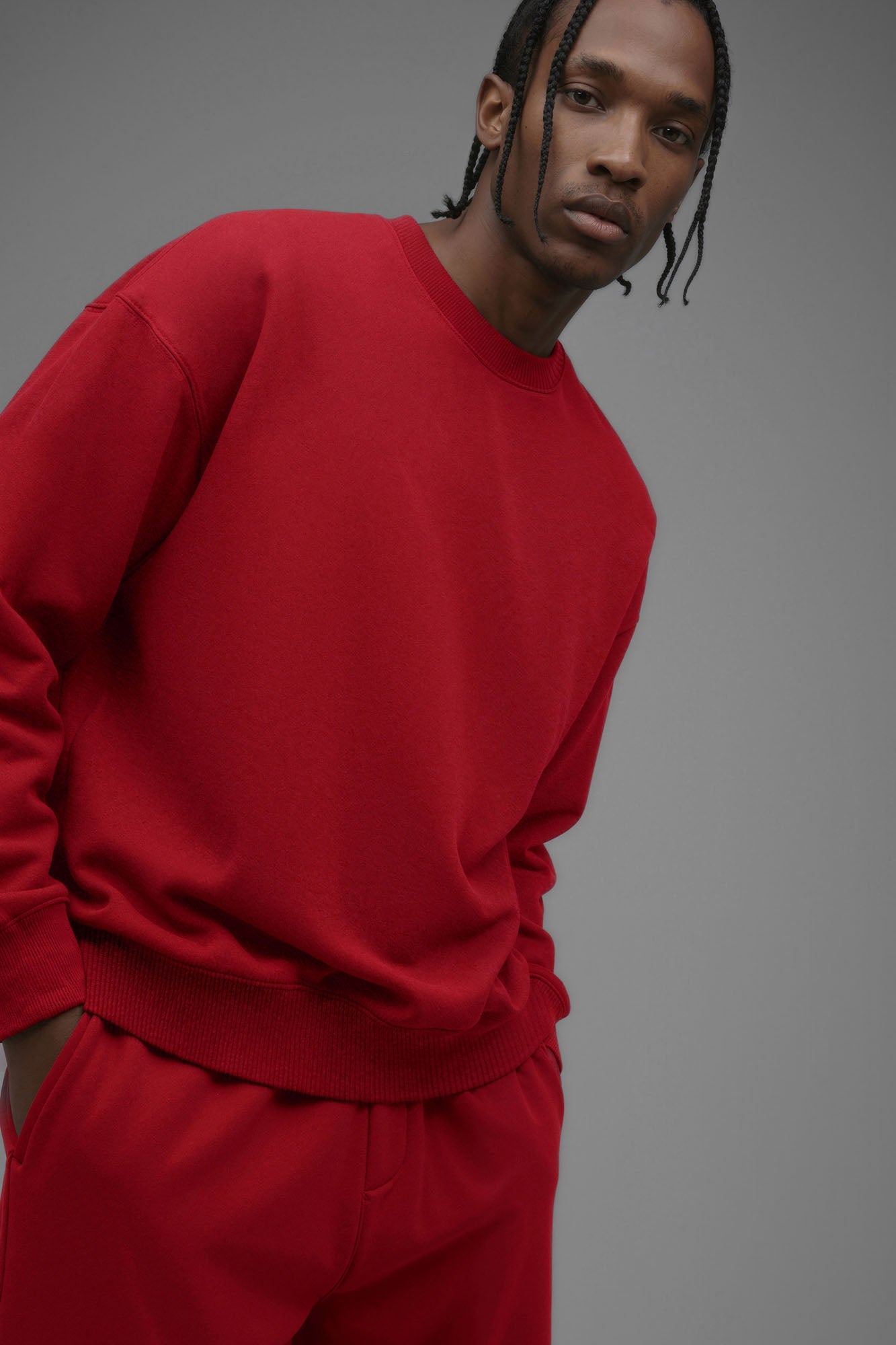 410 Oversized Crewneck - Red image 2